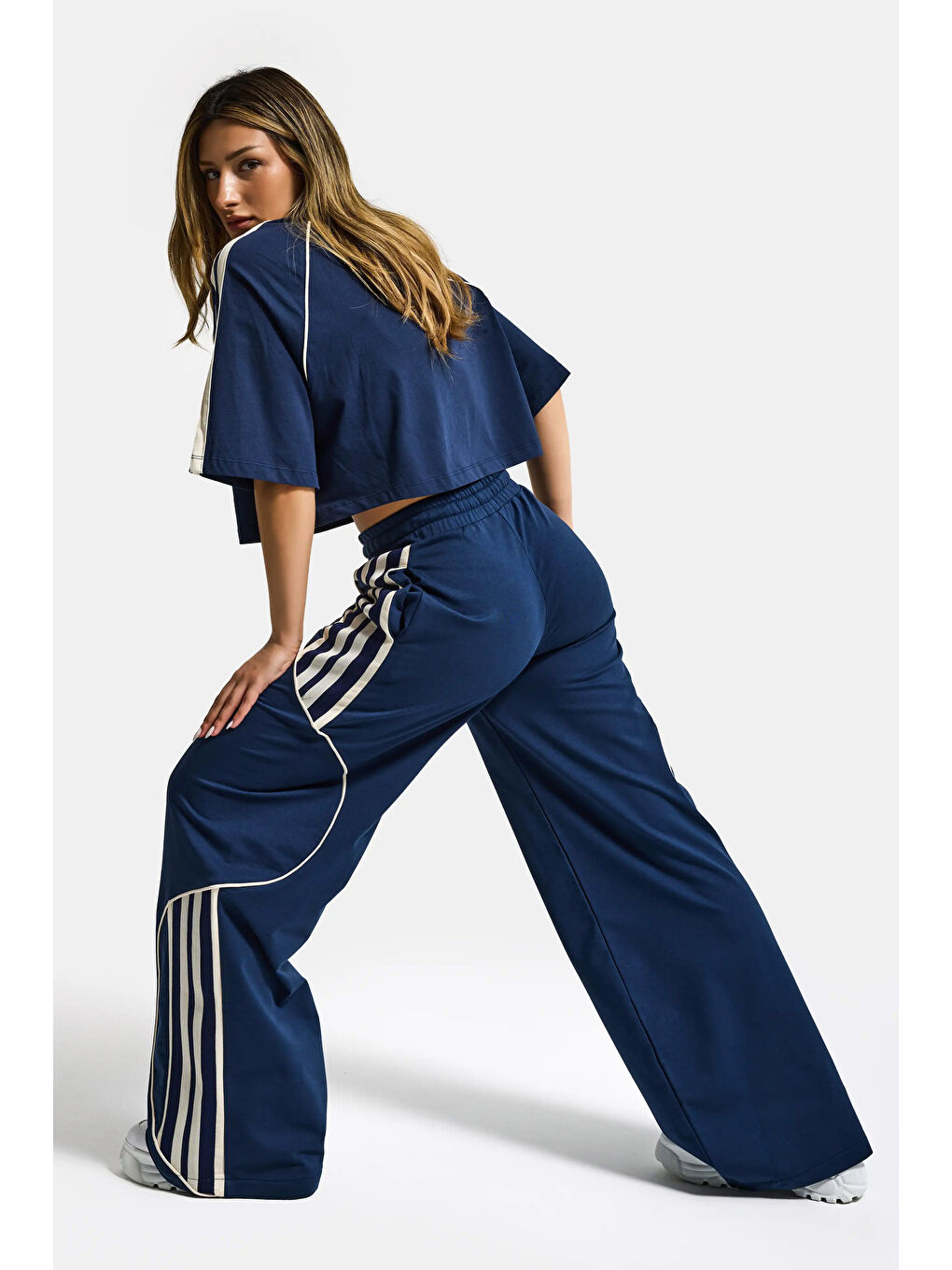 Kadın Lacivert s6-56 Alt Üst 2'li Tasarım Takım-4