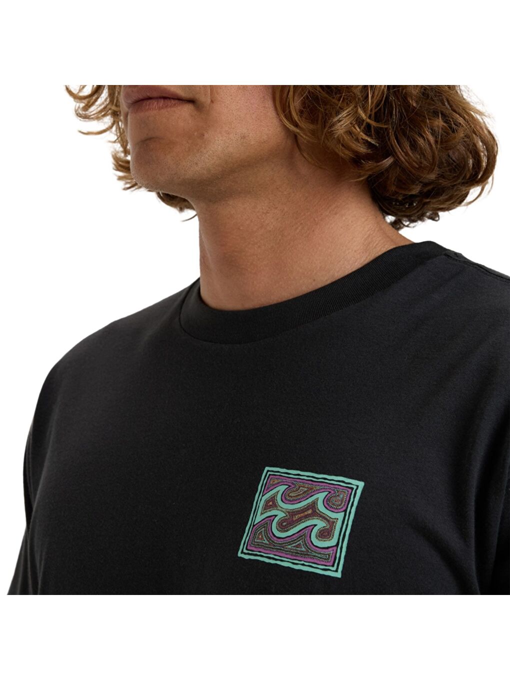 Crayon Wave Ss Erkek Siyah Tişört-3