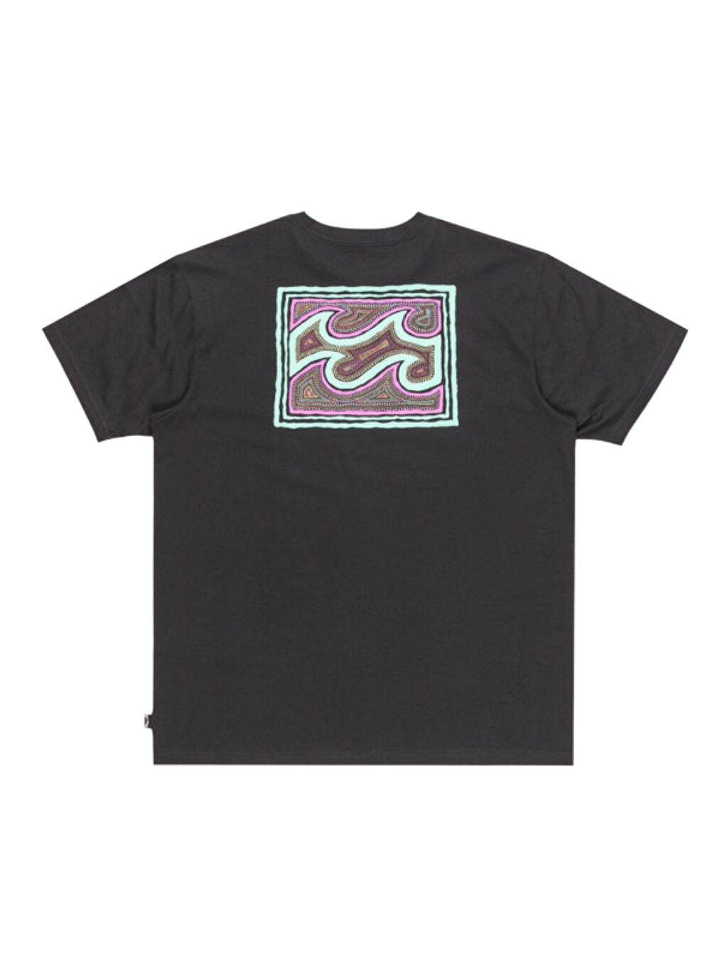 Crayon Wave Ss Erkek Siyah Tişört-5