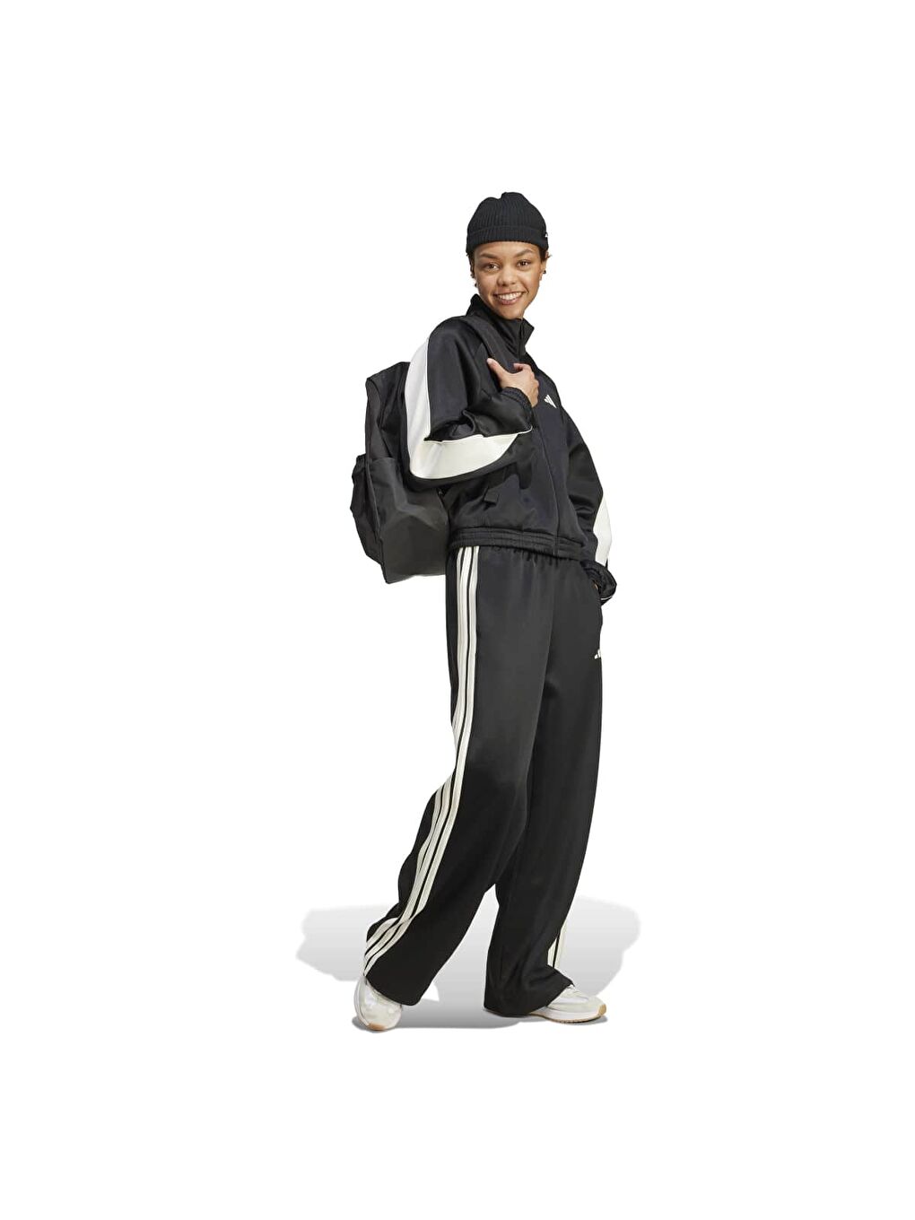 Stadium Kadın Siyah Dik Yaka Ceket-2