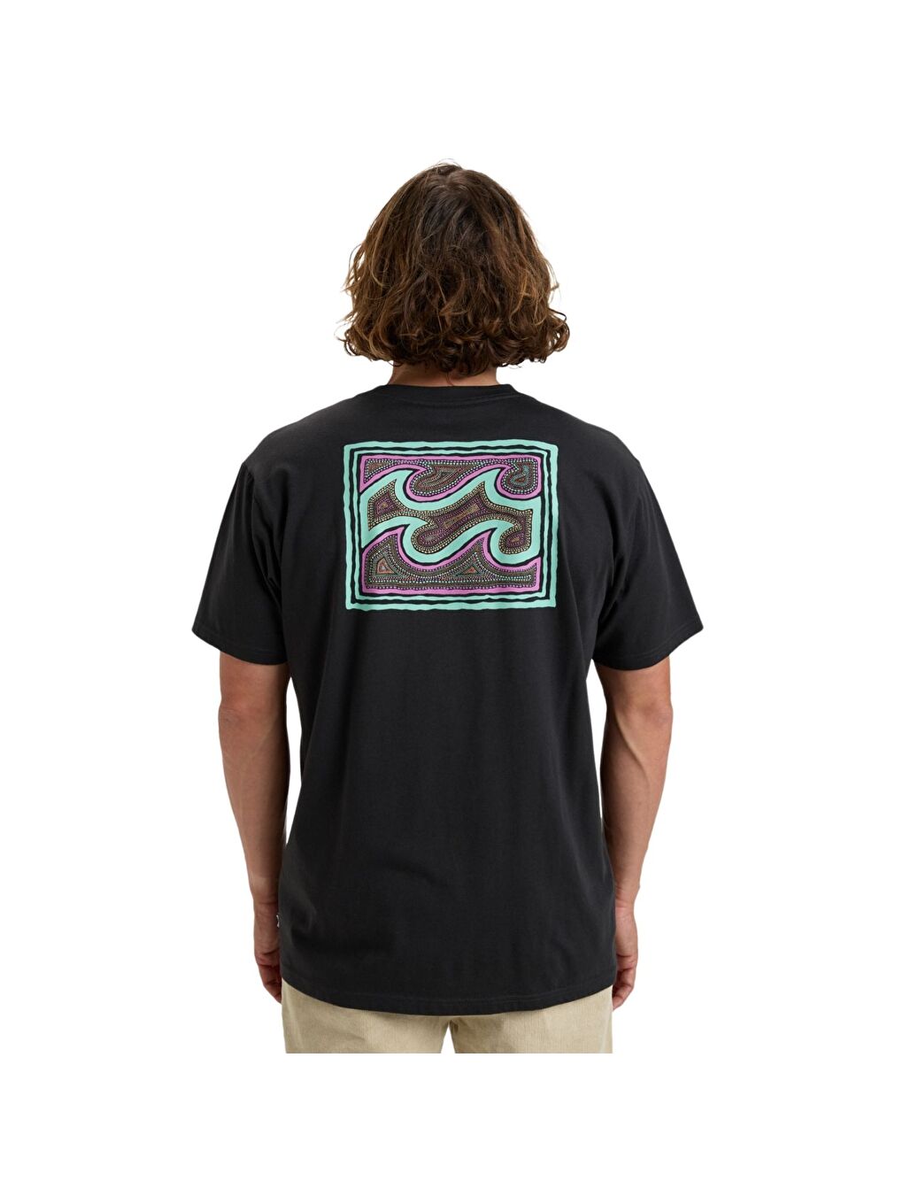 Crayon Wave Ss Erkek Siyah Tişört-6