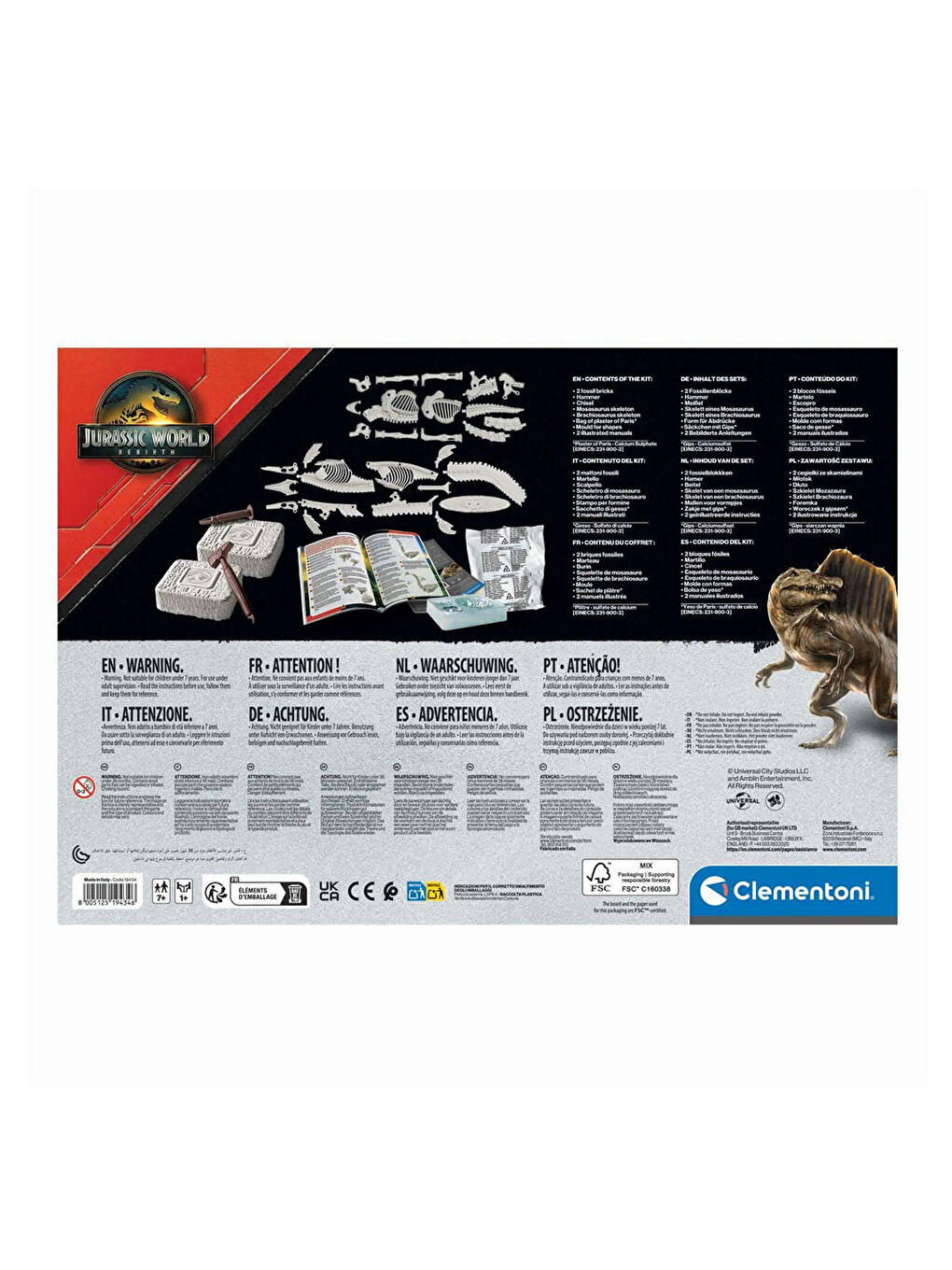 Bilim Ve Oyun Jurassic World Kazı Seti 19434-7