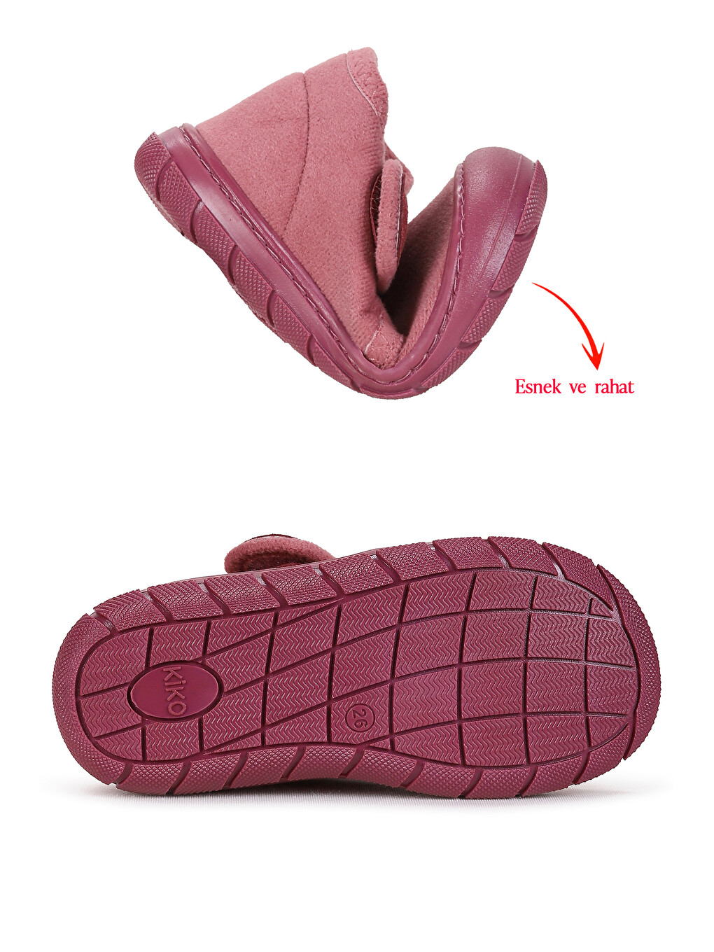 Pembe Vesla Kız Çocuk Ev Okul Kreş Panduf-4