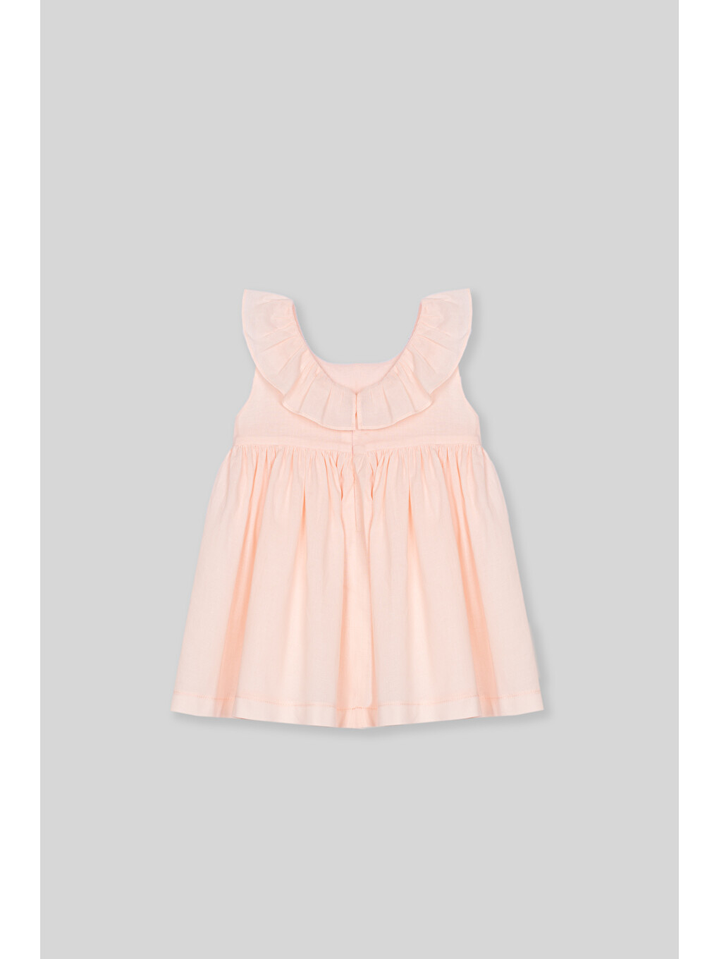 Pembe Yenidoğan Somon Elbise-2