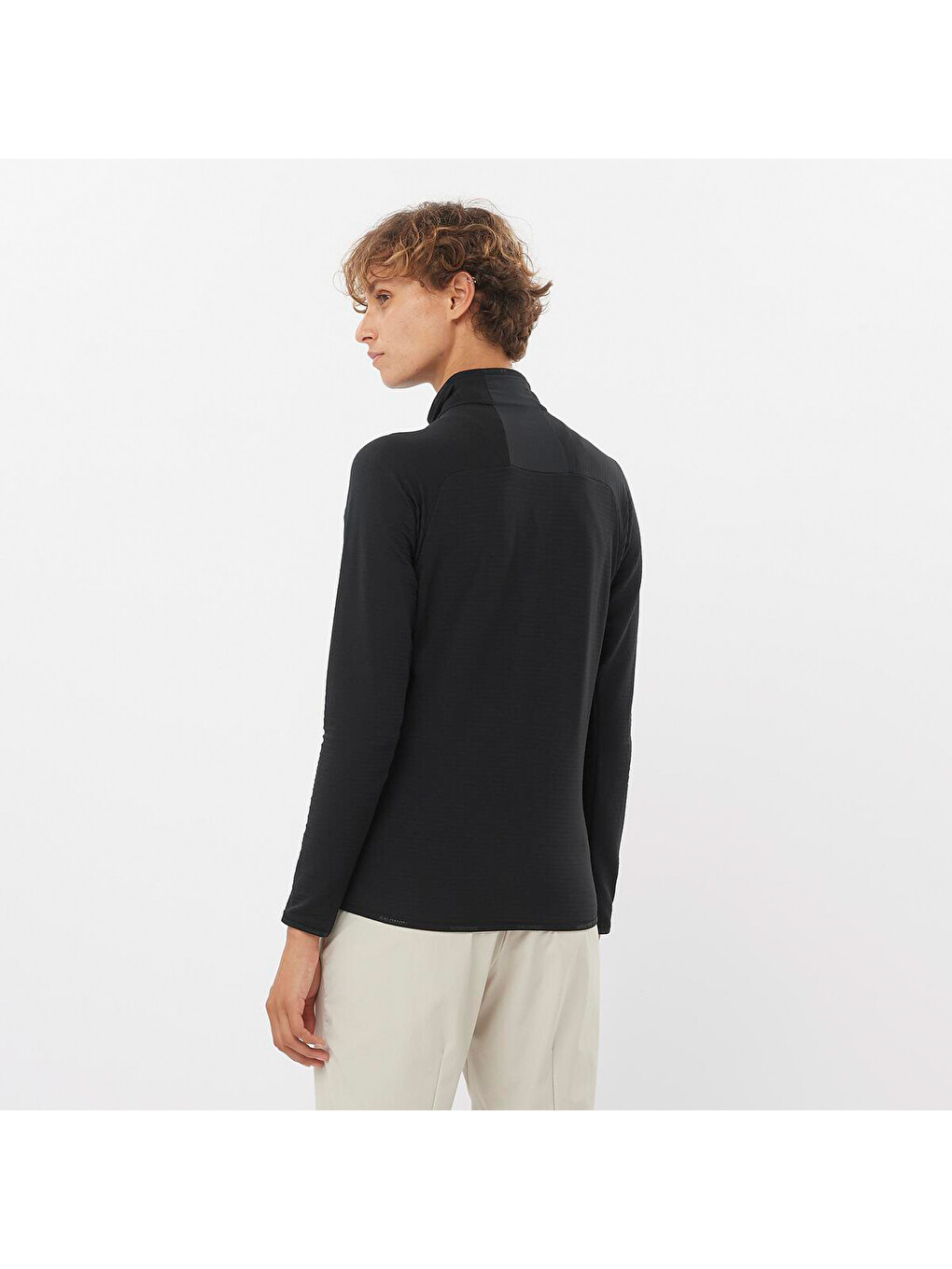 Siyah Essential Lightwarm Kadın Fleece-1