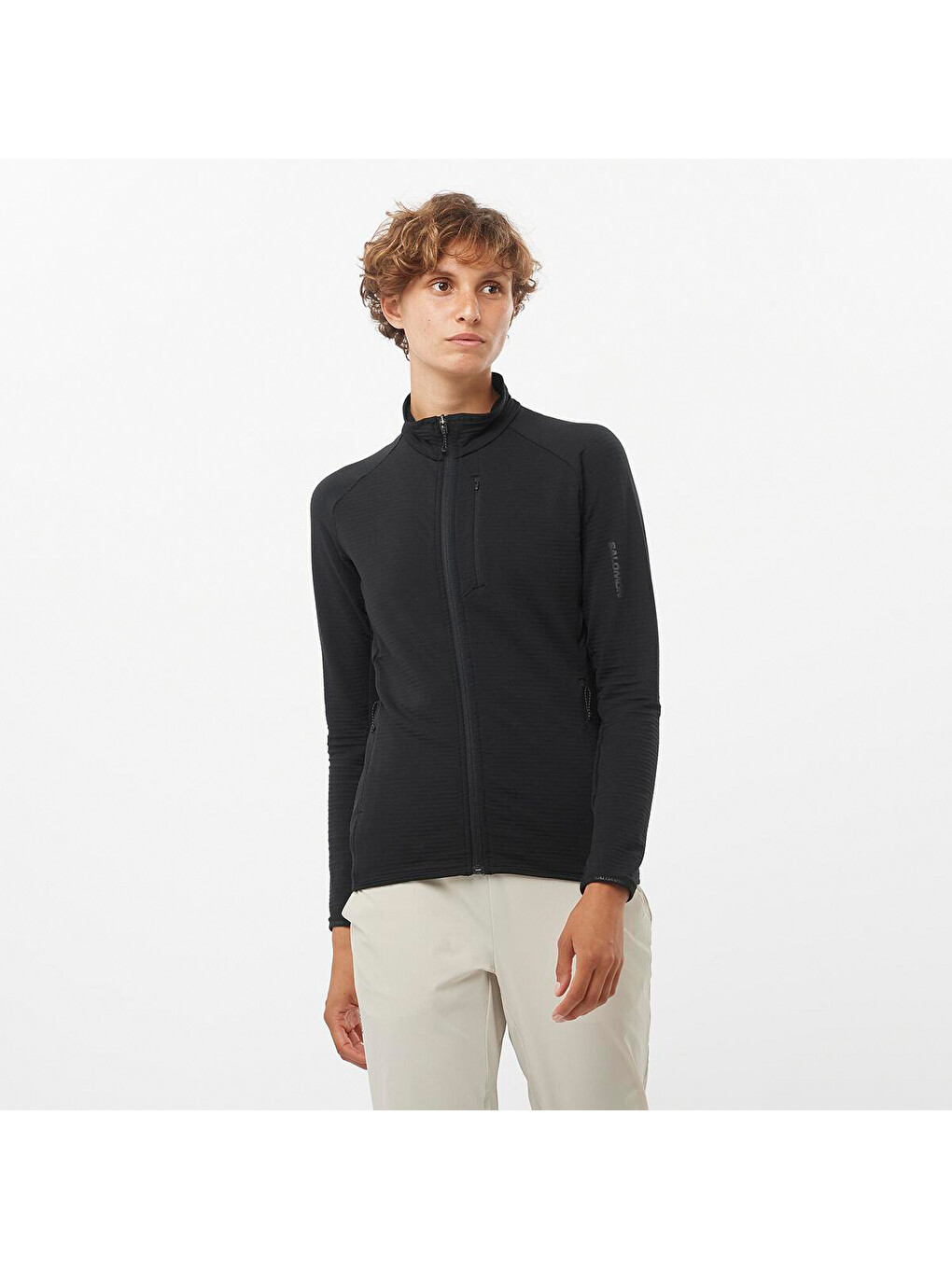 Siyah Essential Lightwarm Kadın Fleece-2