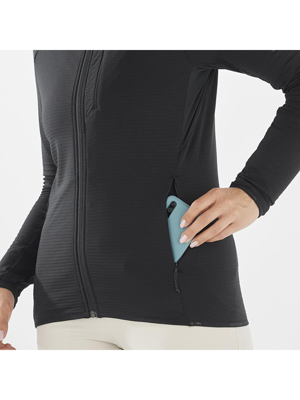 Siyah Essential Lightwarm Kadın Fleece-4