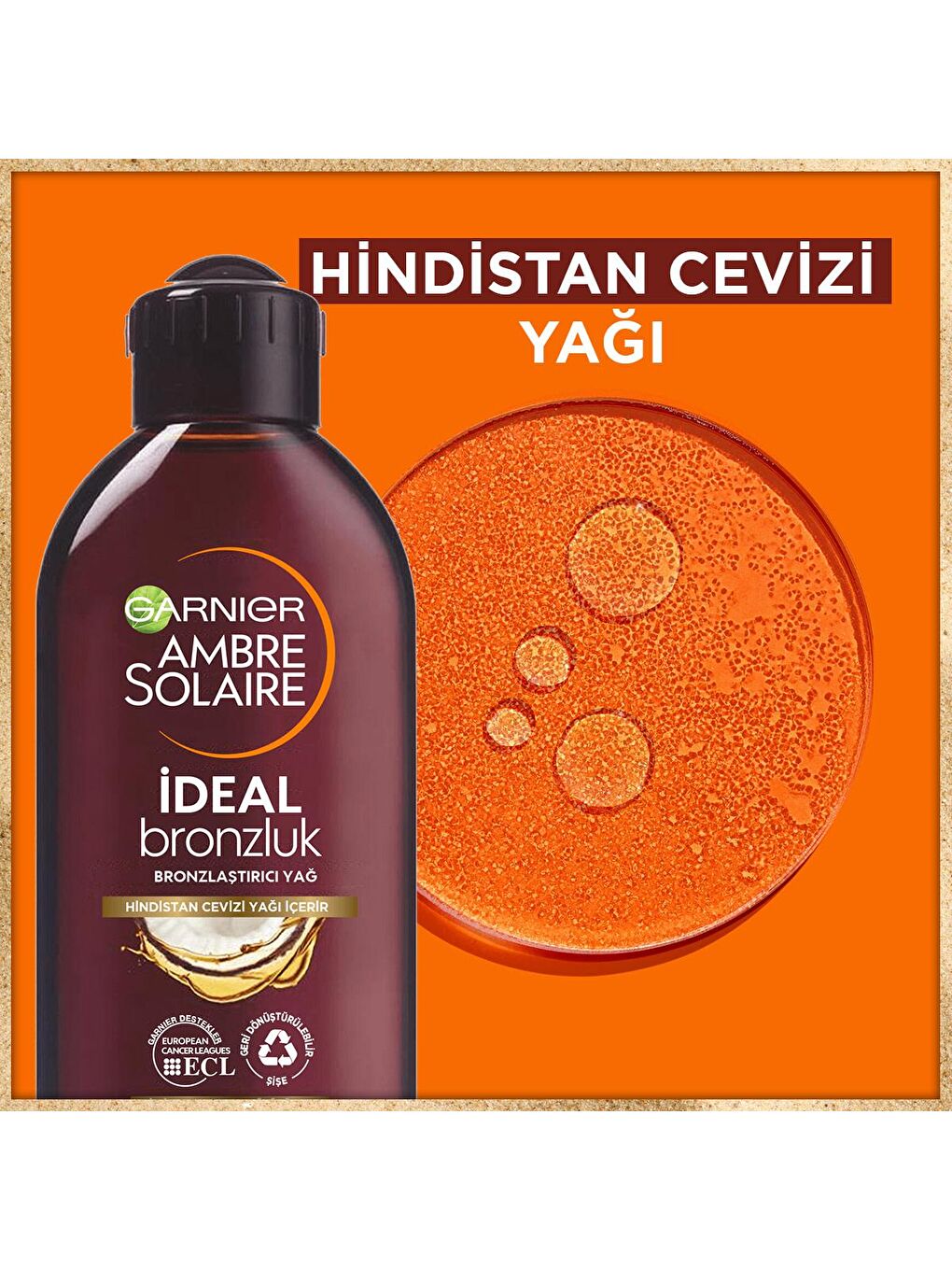 GARNIER Şeffaf Ambre Solaire Yoğun Bronzlaştırıcı Yağ GKF2 200 ml - 2