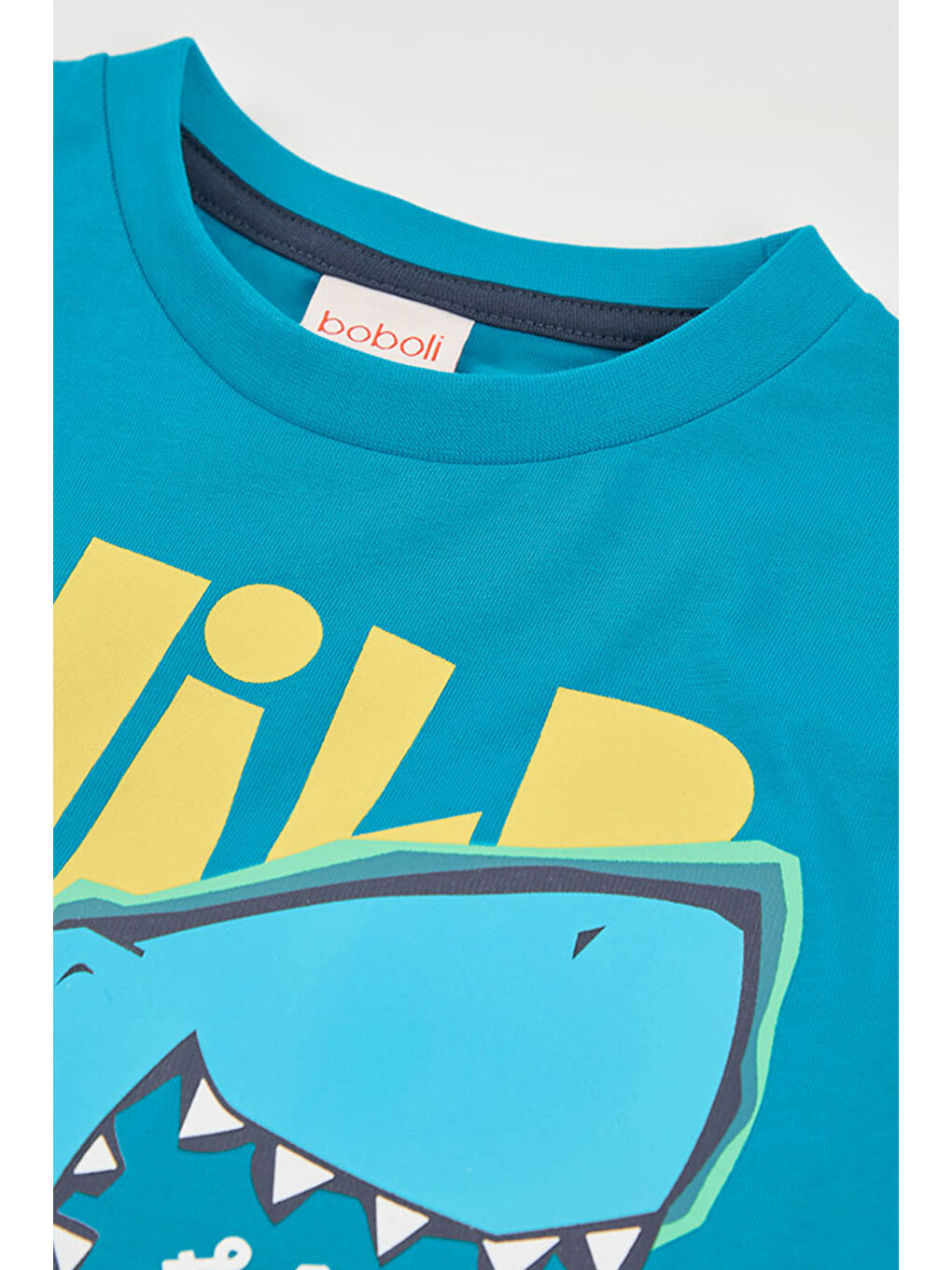Köpek Balığı Desenli Tshirt 2-6 Yaş Mavi-2