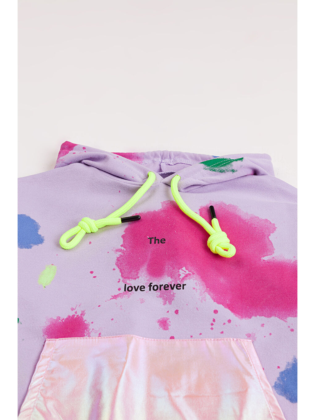 Lila Kız Çocuk 2'li Paket Basic Sweatshirt-3