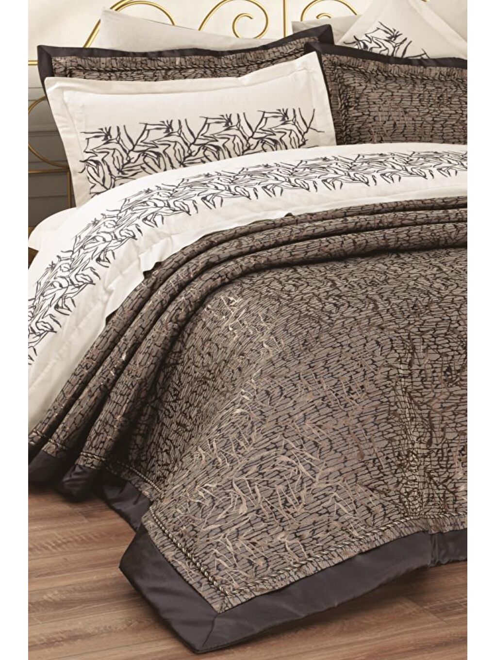 Dora 10 Parça Çeyiz Seti Gri