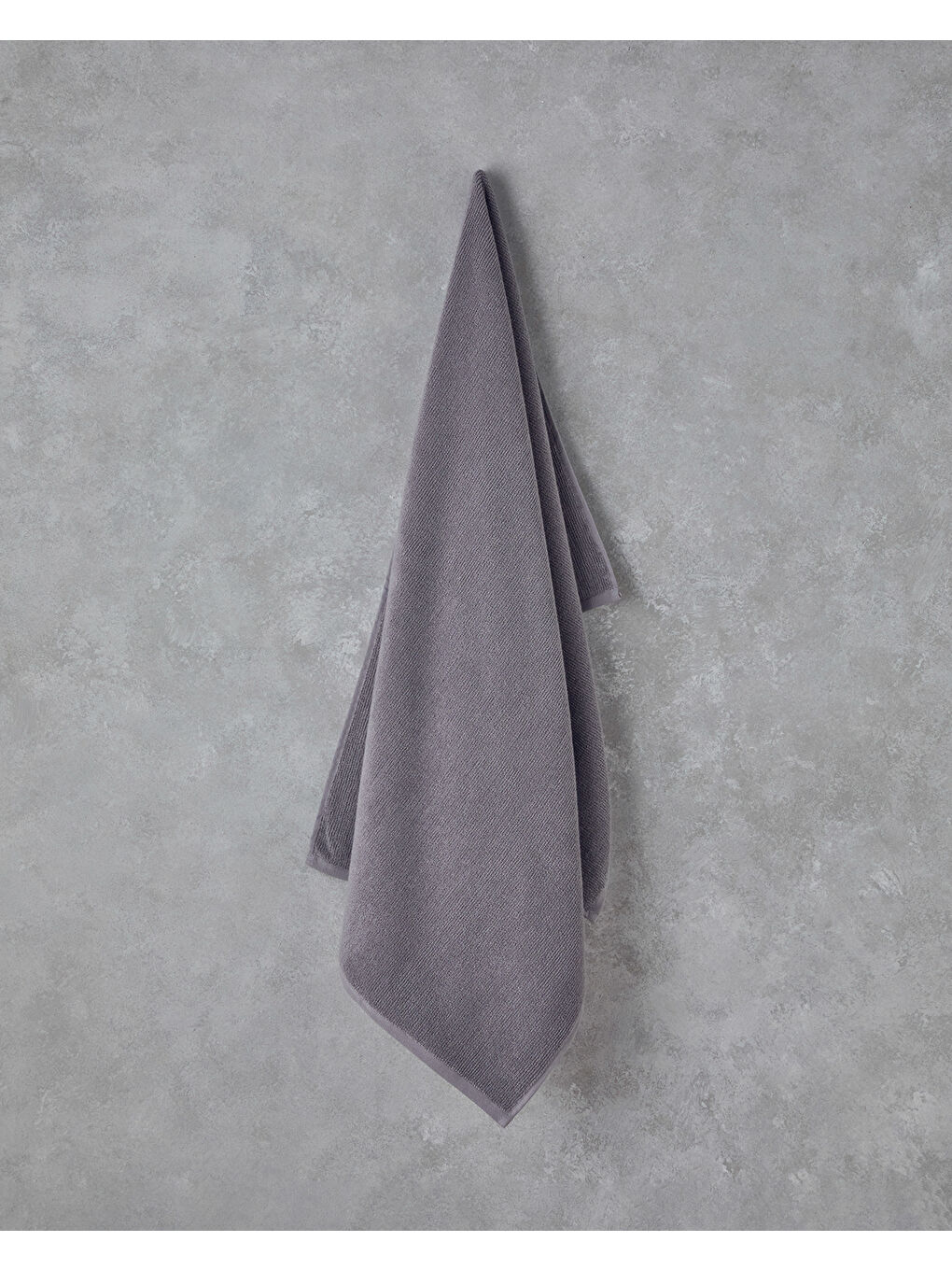 Fluffy Pamuk Plus Pamuklu Banyo Havlusu 70x140 cm Gri