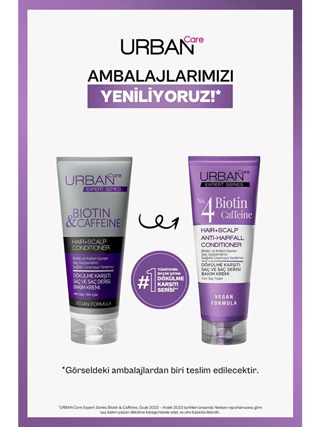 Urban Care Expert Biotin ve Kafein Dökülme Karşıtı Saç Kremi-200ML-Vegan-Hızlı Uzamaya Yardımcı - 1