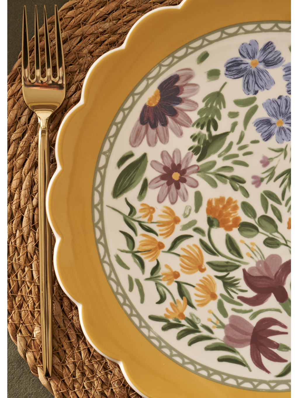 Karışık Bianca New Bone Servis Tabağı (26 Cm)-4