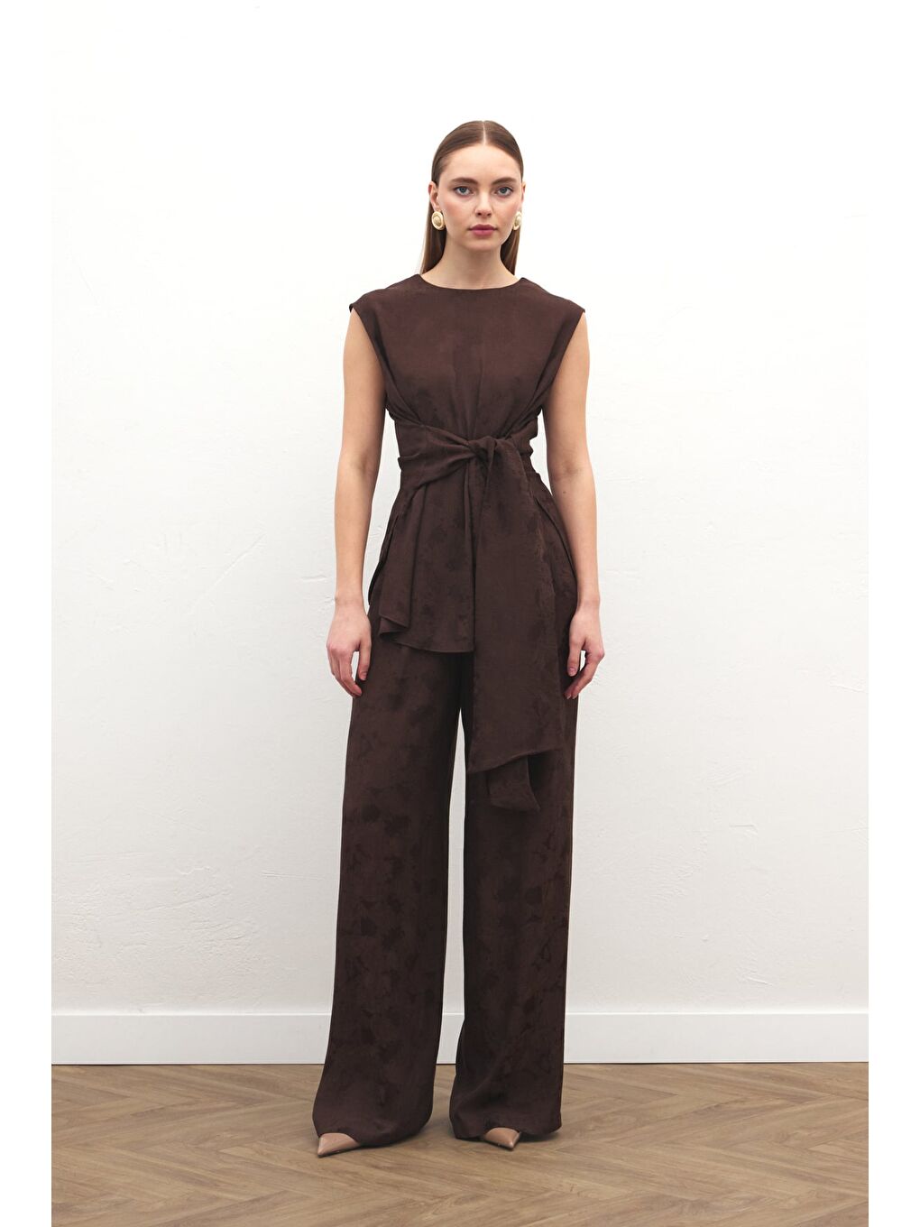 Kahverengi Camila Pantolon - Kahve-2