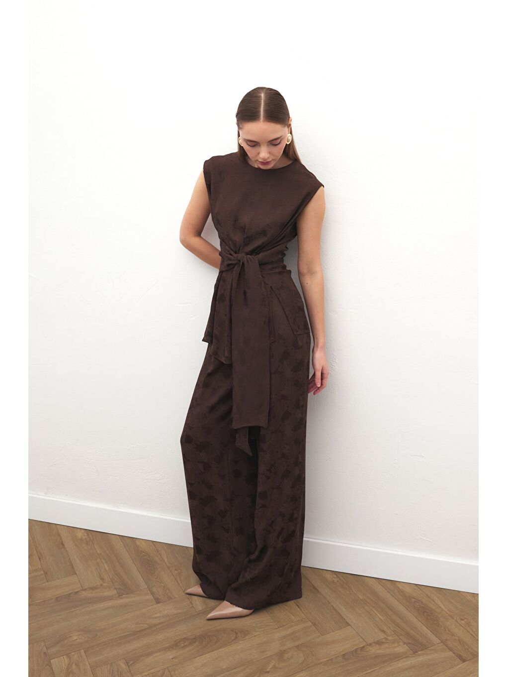 Kahverengi Camila Pantolon - Kahve-3