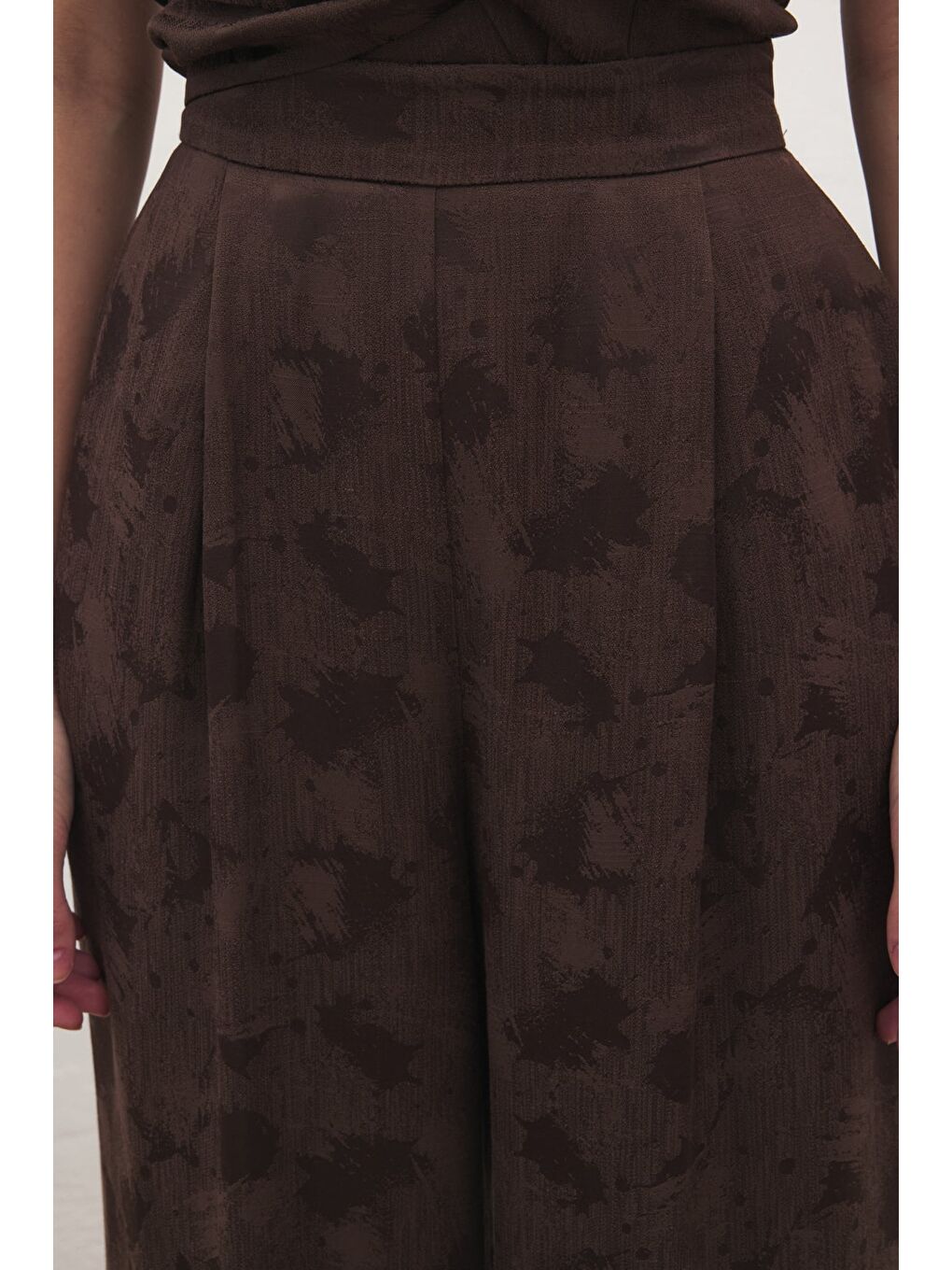 Kahverengi Camila Pantolon - Kahve-5