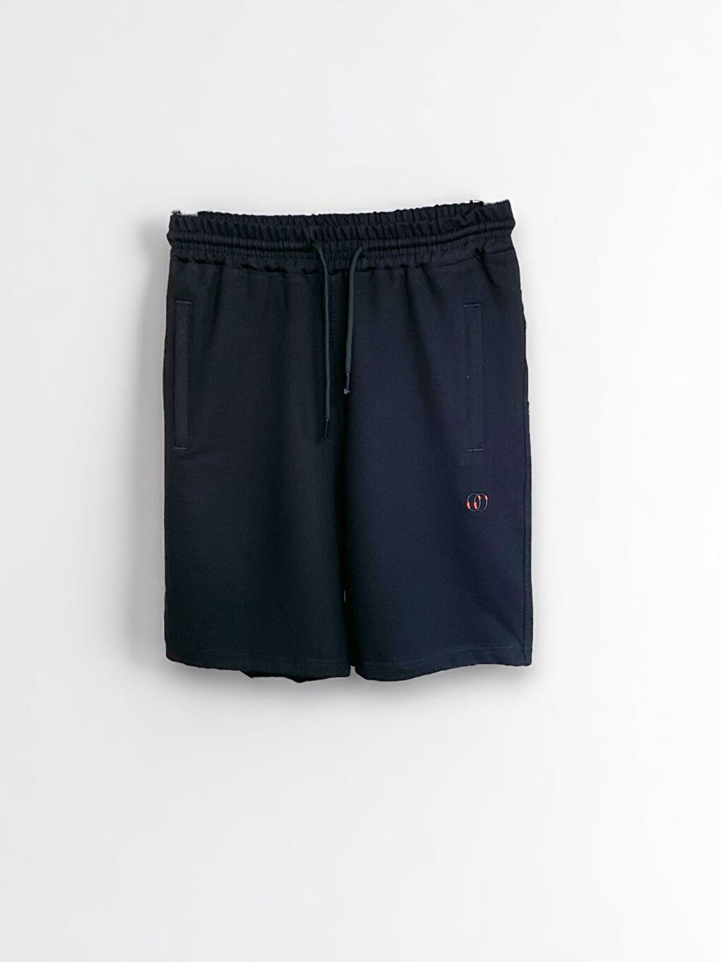 Siyah Erkek Pamuklu Fermuarlı Cepli Kaliteli Yazlık Rahat Şort