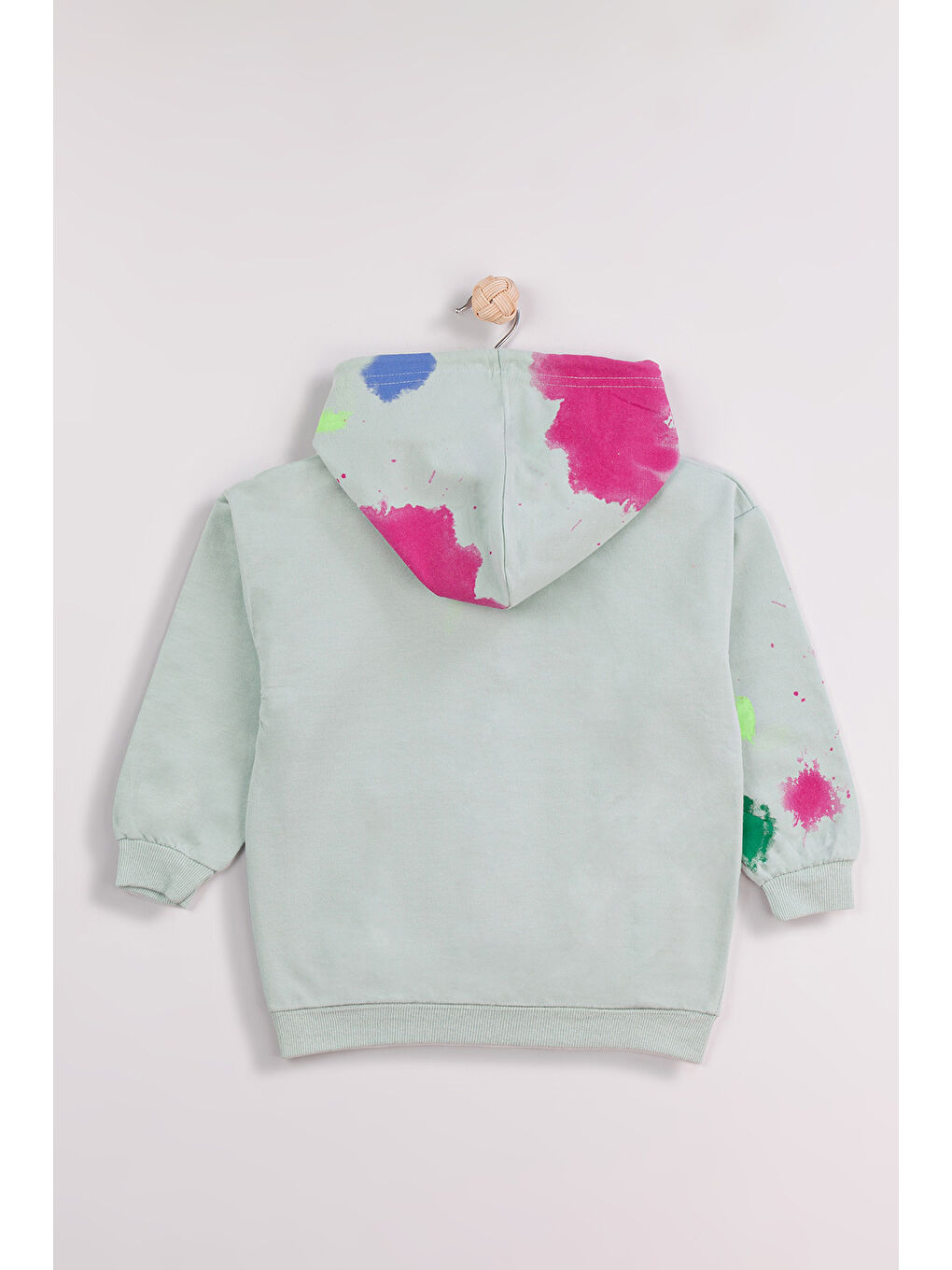 Turuncu Kız Çocuk 2'li Paket Basic Sweatshirt-7