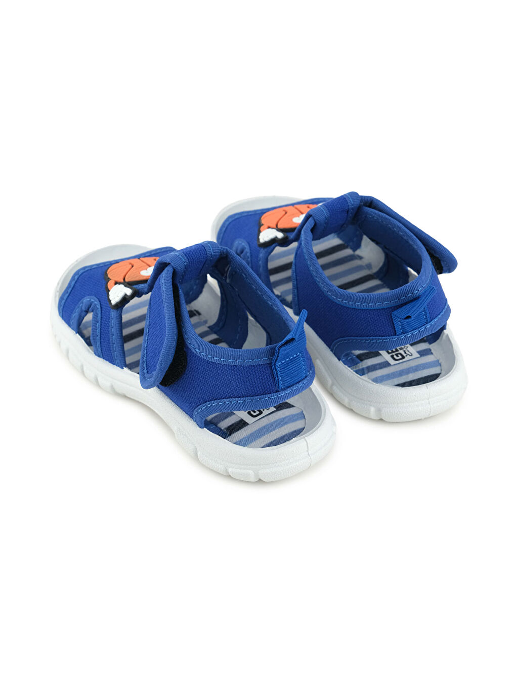 Mavi Erkek Çocuk Yazlık Rahat Taban Tek Cırt Cırtlı Ayarlanabilir Günlük Sandalet-3