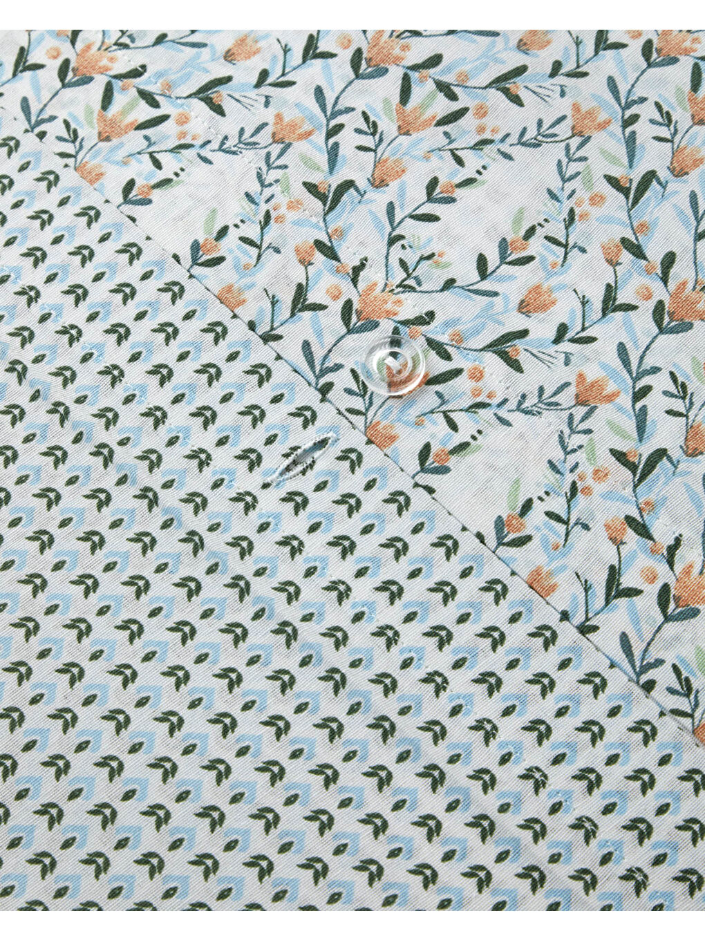 Poemy Kolay Ütülenir Çift Kişilik Nevresim Seti 200x220 cm Turuncu-Mavi-5