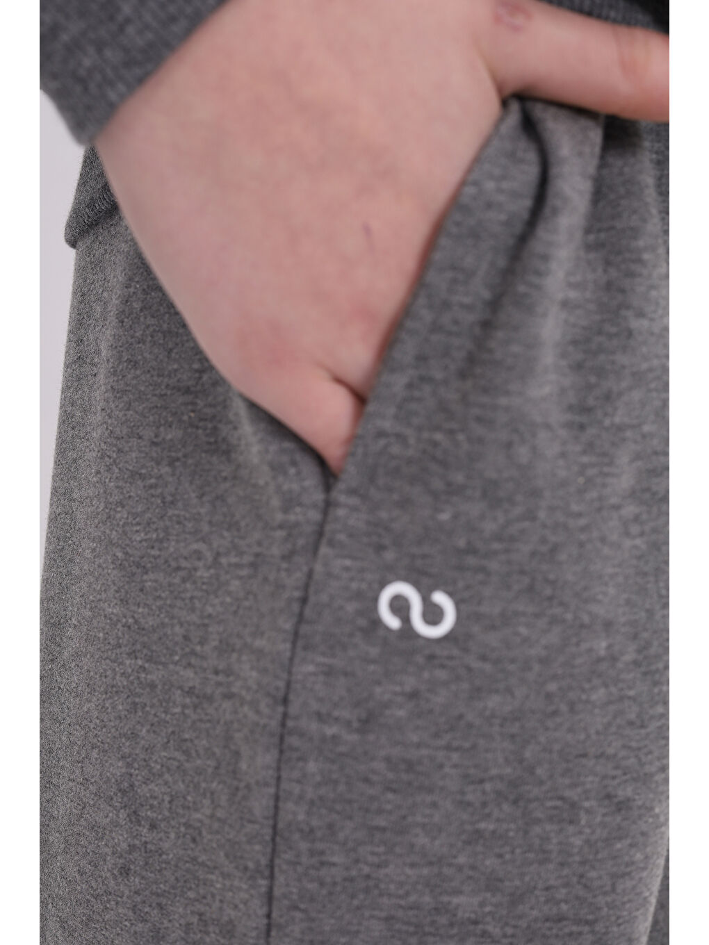 Antrasit Kız Çocuk Baskılı Sweatshirt-3