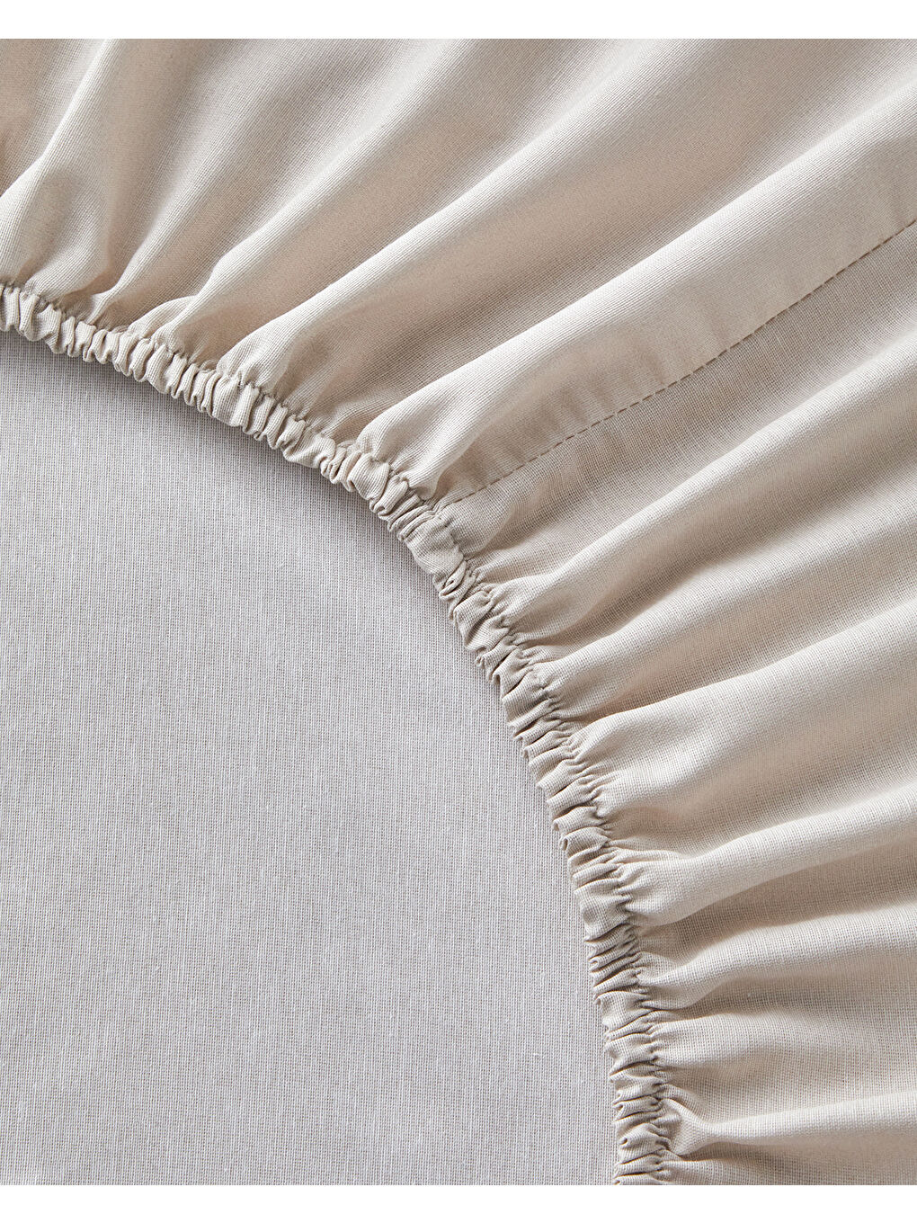 Bej Bold Pattern Kolay Ütülenir Çift Kişilik Nevresim Takımı 200x220 cm Taş Rengi-6