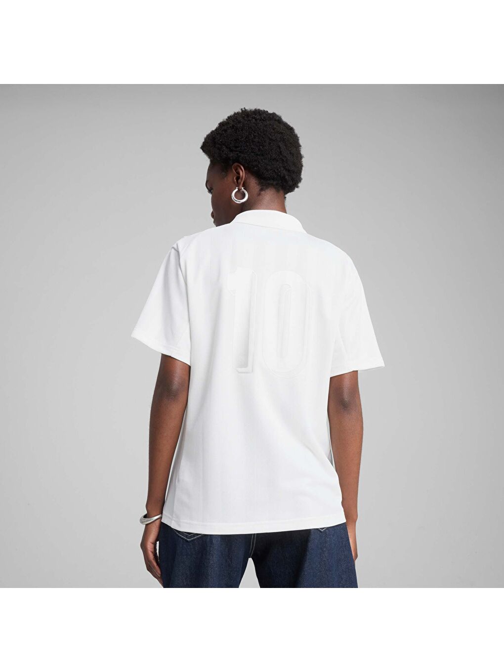 Beyaz Jer-She Football-INSPIRED Kadın Tişört-2