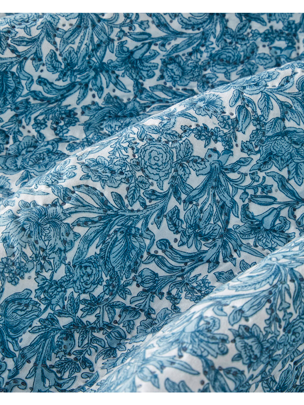 Paisley Celeste King Size Çok Amaçlı Örtü 220x240 Cm Mavi-4