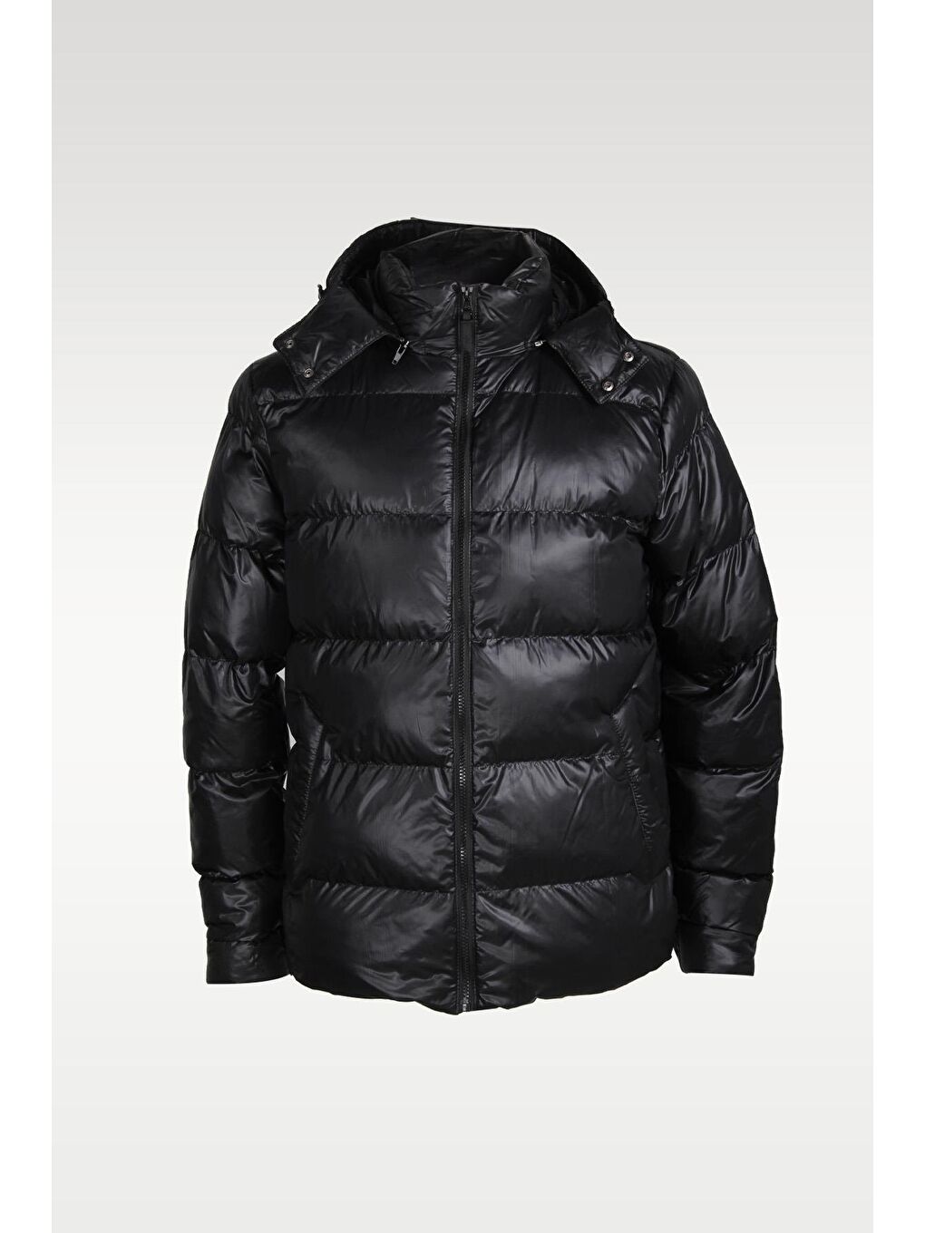 Erkek Siyah Şişme Mont