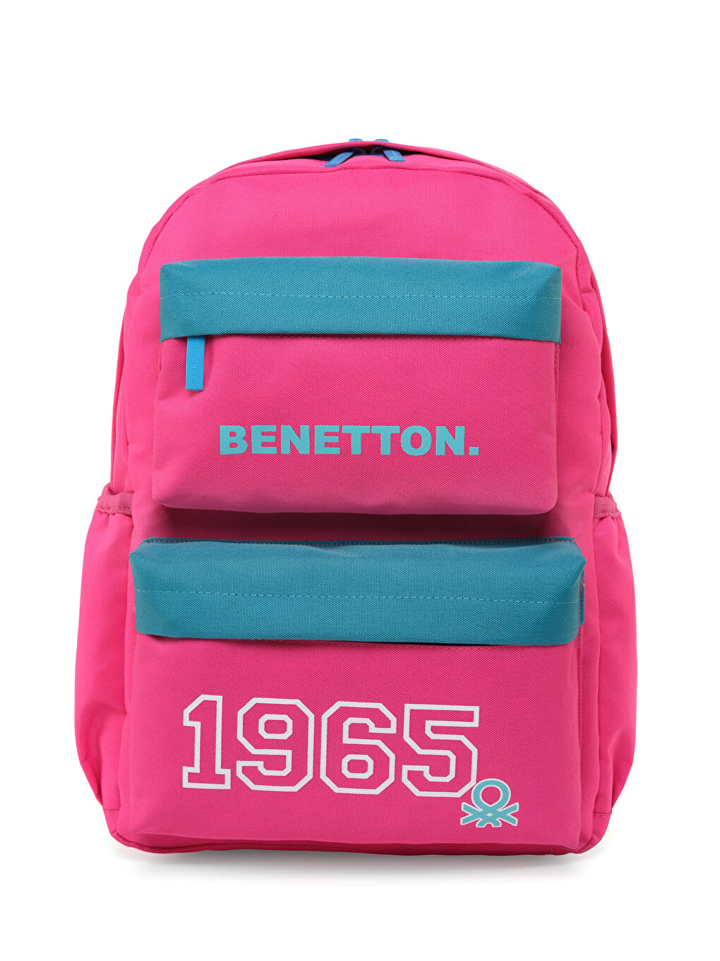 Fuşya 1965 Çift Ön Cepli Kız Çocuk Sırt Çantası