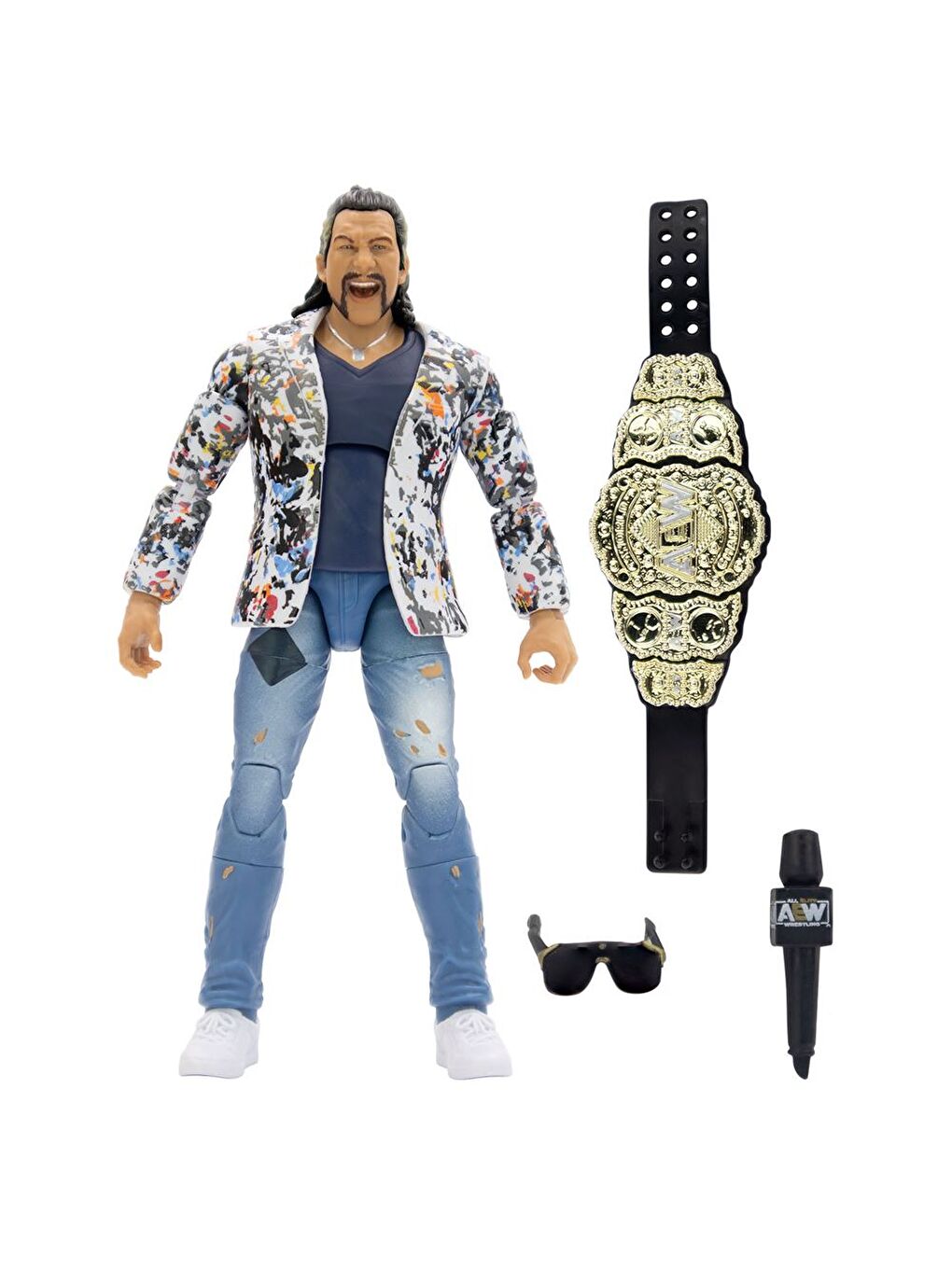 AEW Karakterleri Model Aksiyon Figürler S5 Kenny Omega 36-3