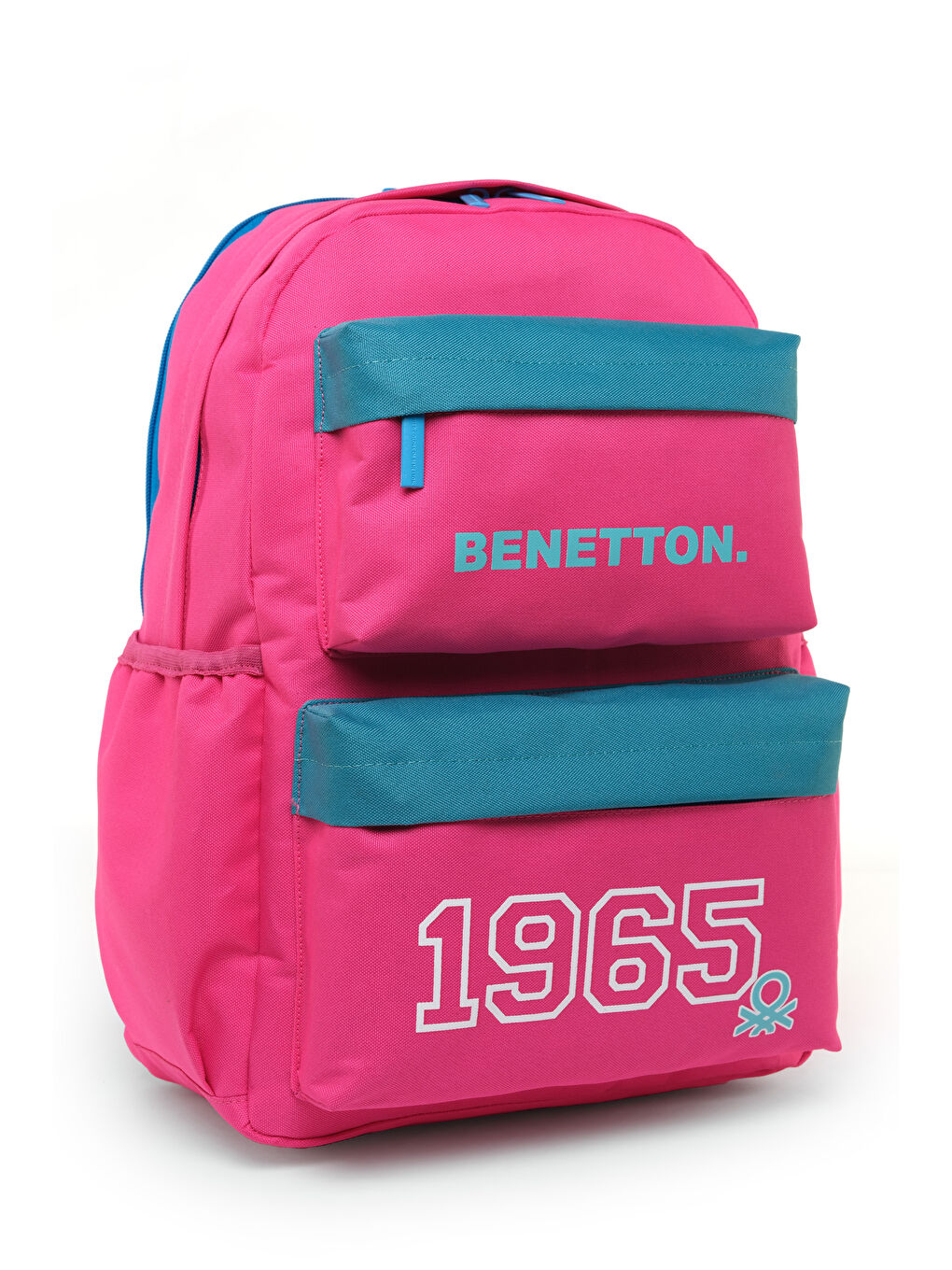 Fuşya 1965 Çift Ön Cepli Kız Çocuk Sırt Çantası-2