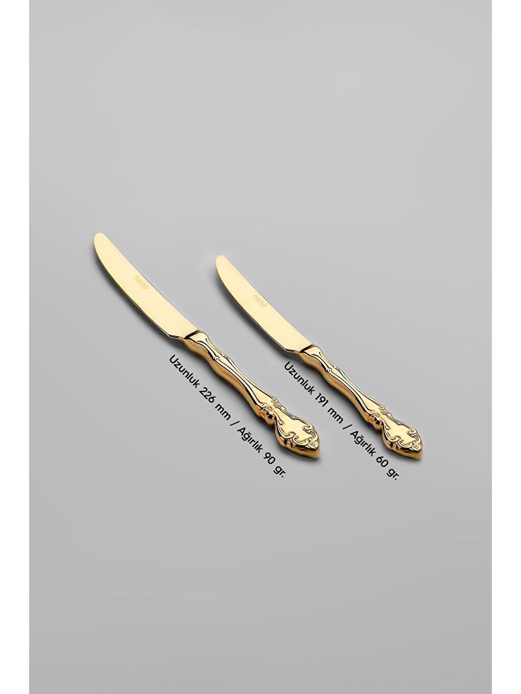 Sarı Adriana Full Altın 12 Kişilik 89 Parça Deri Kutulu Çatal Kaşık Bıçak Takımı-5