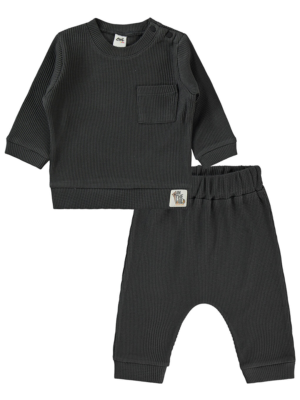 Baby Bebek Takım 6-18 Ay Antrasit