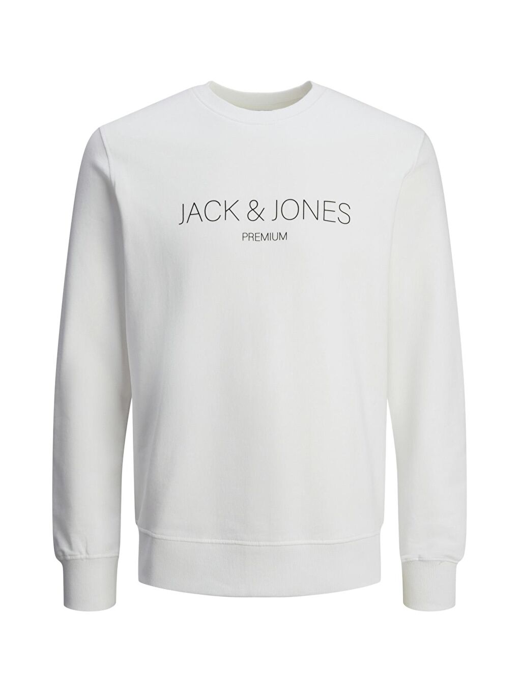 Jack & Jones Beyaz Premium Pamuklu Jprblajared Sweat 12261873