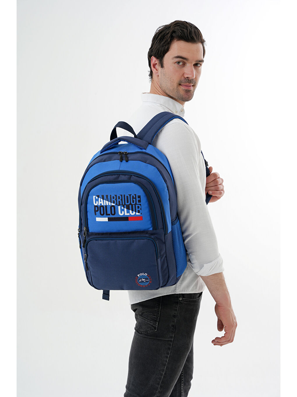 Lacivert Unisex Fonksiyonel Ortaokul Sırt Çantası-4