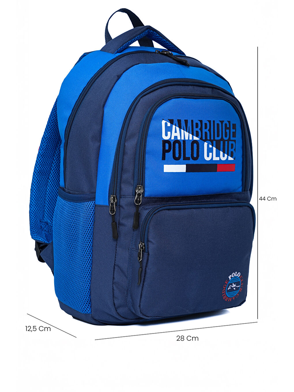 Lacivert Unisex Fonksiyonel Ortaokul Sırt Çantası-5