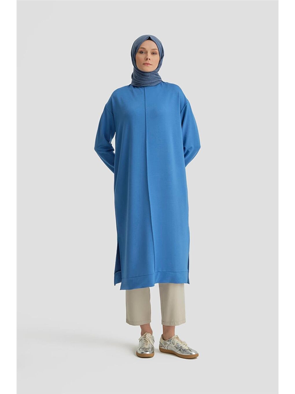 ARMİNE Mavi Tunik Elbise 24Yd2506 İndigo