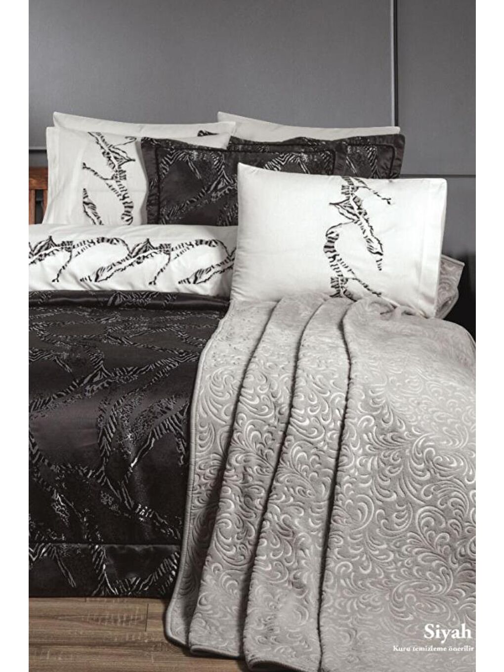 Hera 10 Parça Çeyiz Seti Siyah