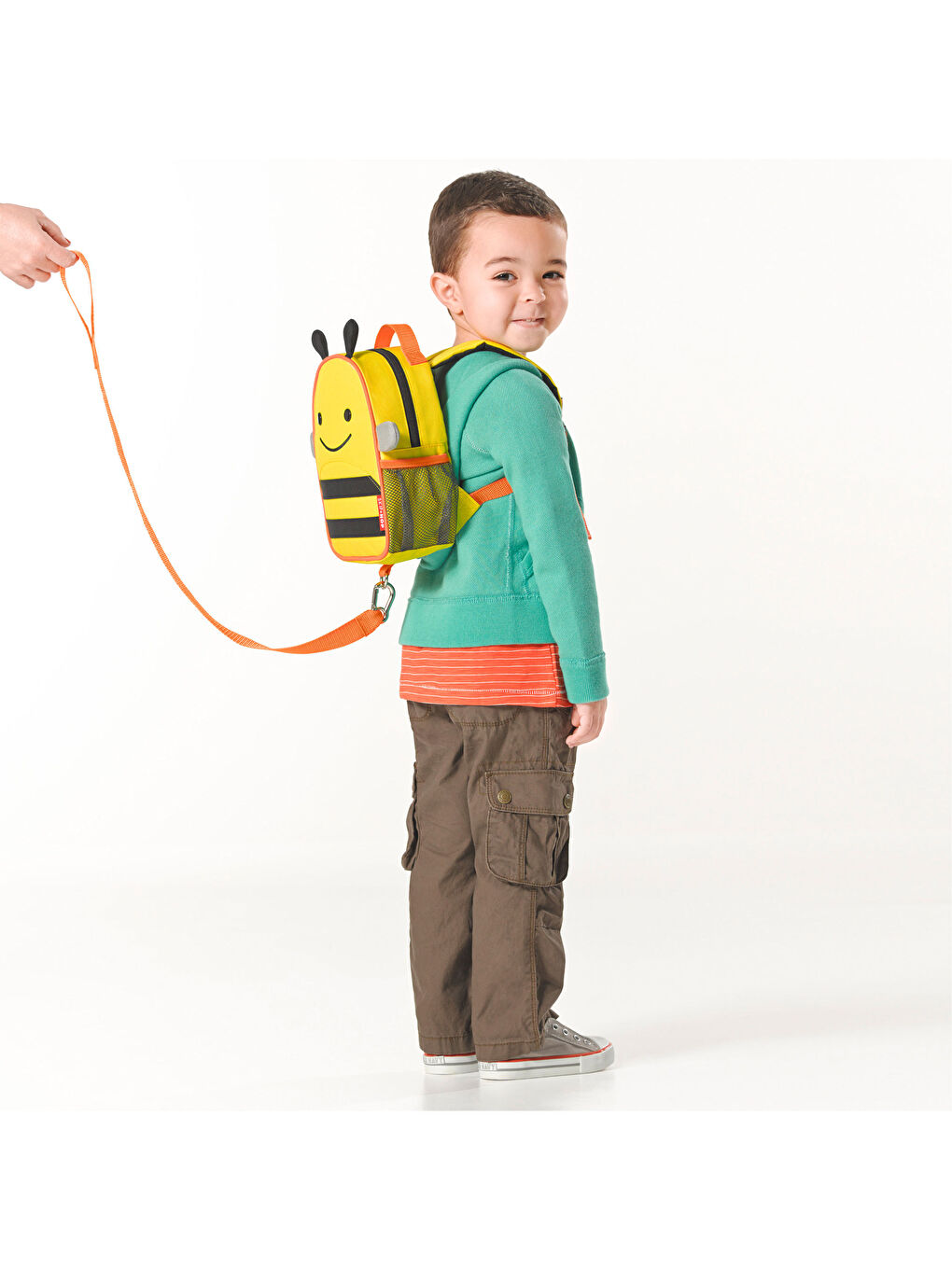 Çocuk Emniyet Kemerli Sırt Çantası Arı Sarı-1