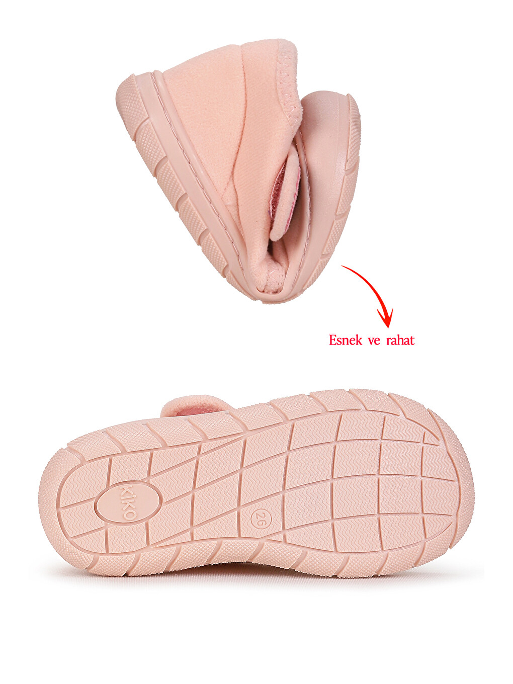 Pembe Vesla Kız Çocuk Ev Okul Kreş Panduf-4