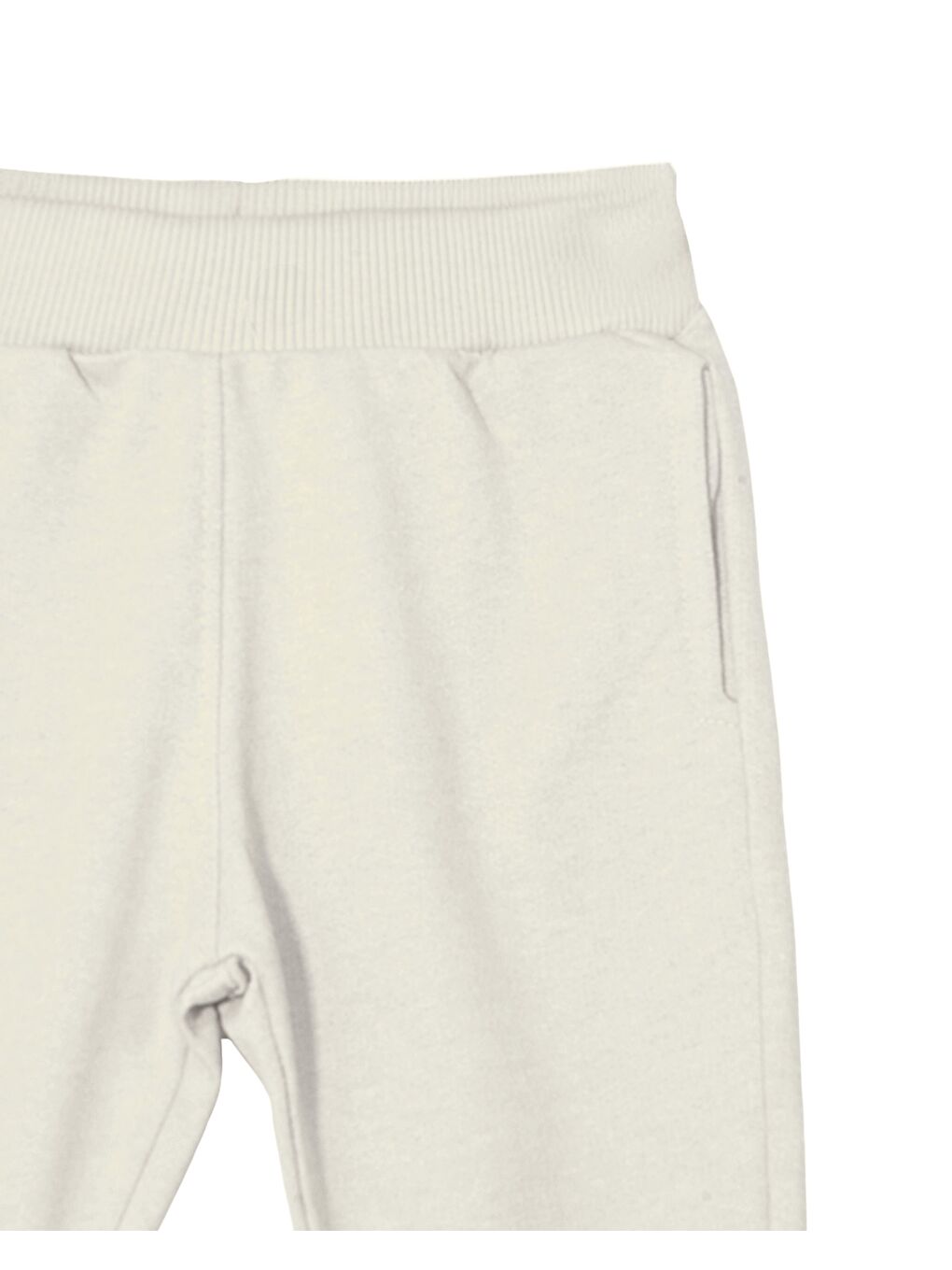 Ekru İki İplik Eşofman Altı-1