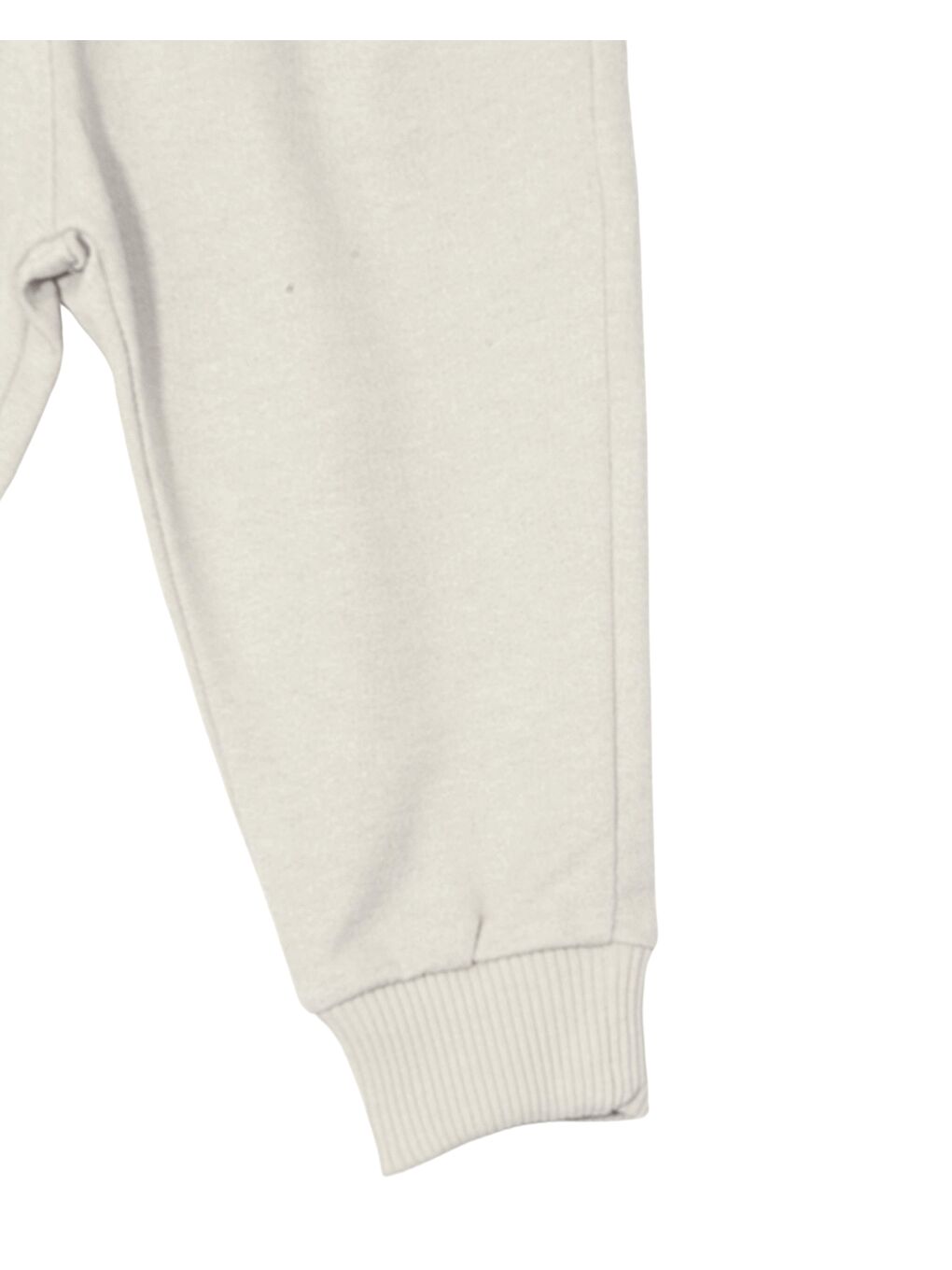 Ekru İki İplik Eşofman Altı-2