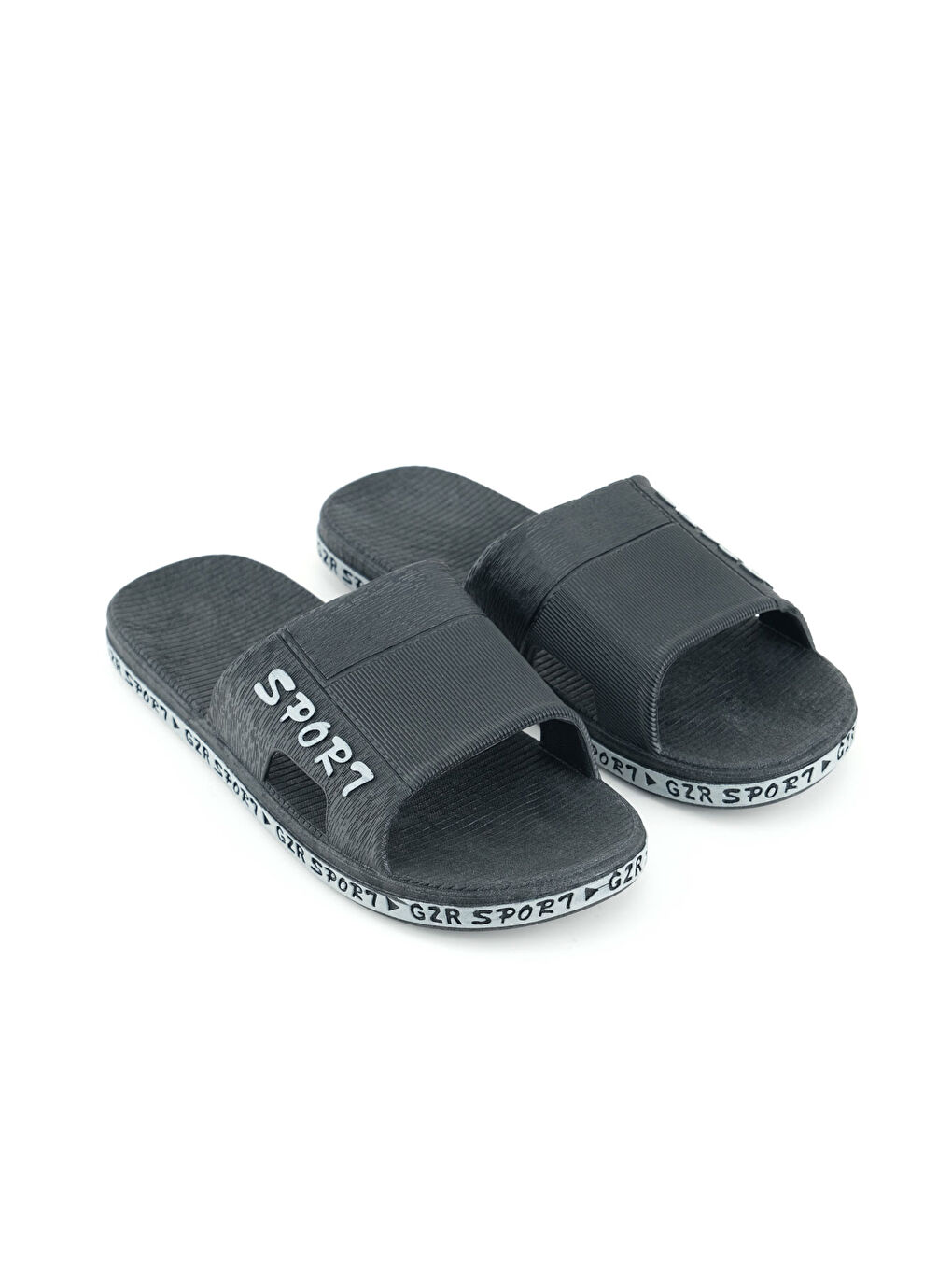 Siyah Yazlık Kaydırmaz Taban Erkek Terlik-2