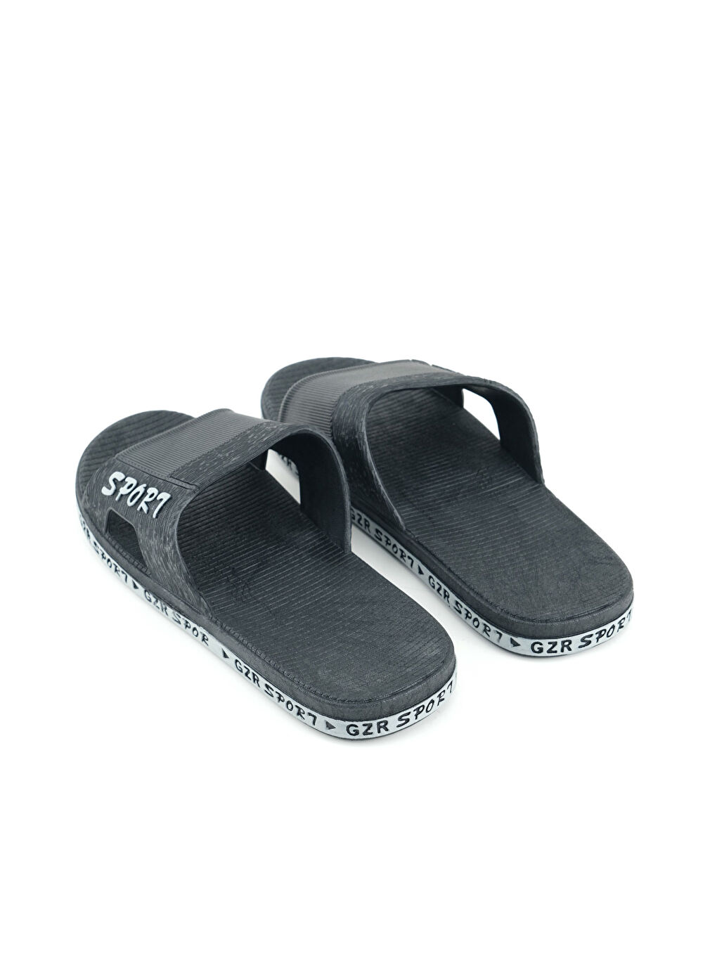 Siyah Yazlık Kaydırmaz Taban Erkek Terlik-3