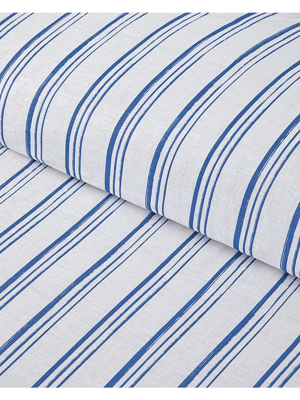 Soft Curves Pamuklu Çift Kişilik Nevresim Seti 200x220 cm Mavi-2