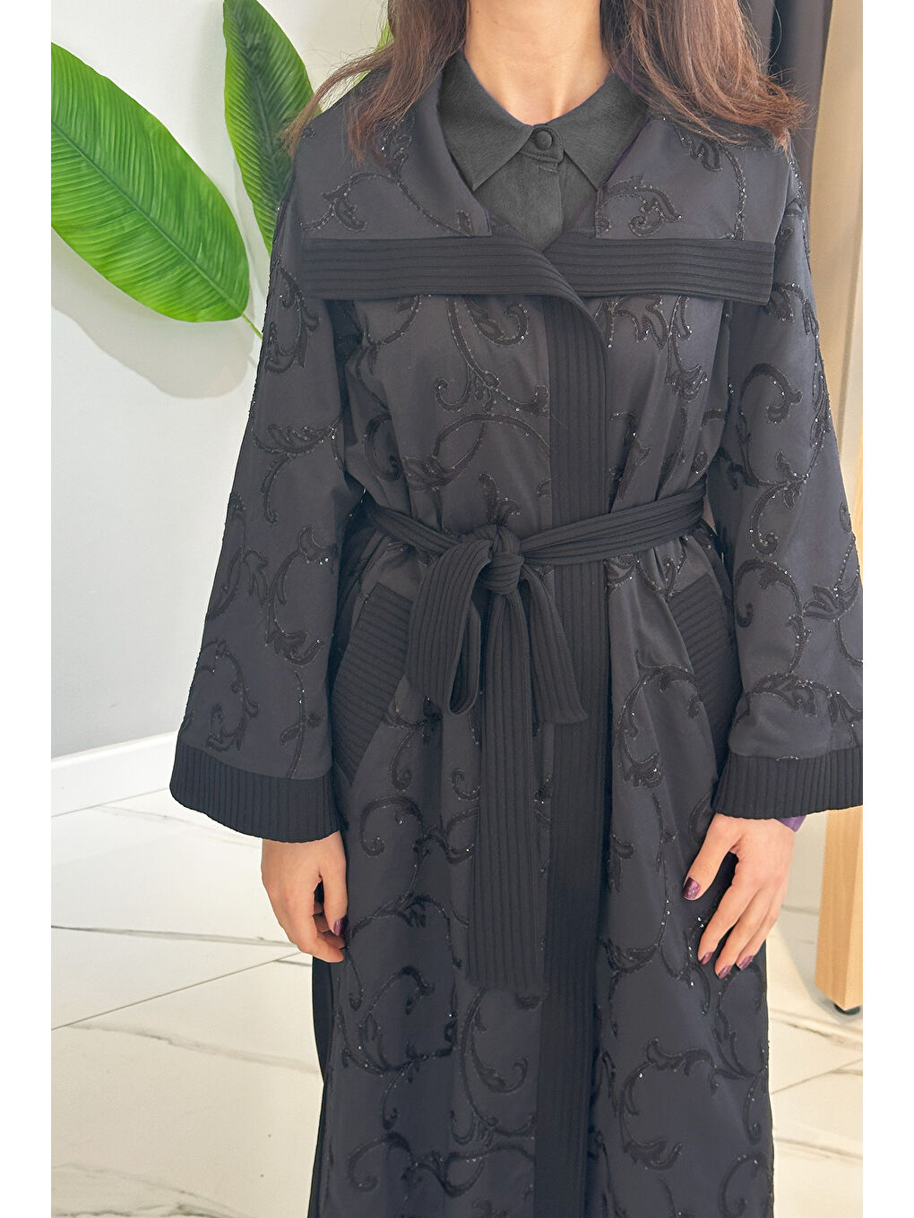 Kap Ceket 6041 Siyah-2