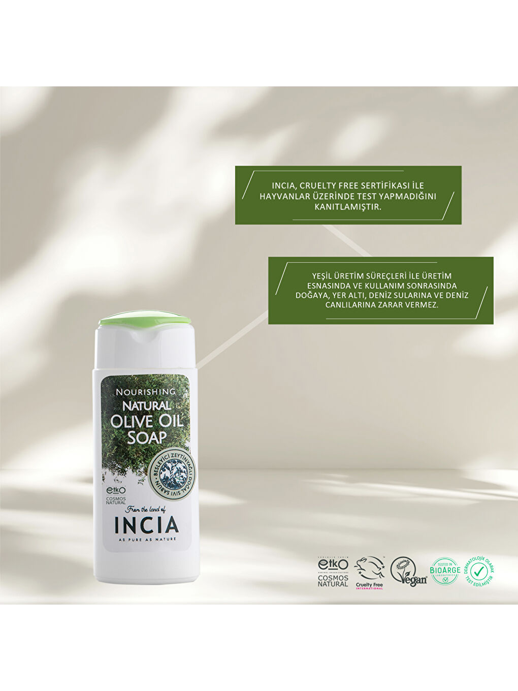 %100 Doğal Sıvı Kastil Sabunu Besleyici Zeytinyağlı Saf Kastil Sabun Seyahat Boyu 50 ml X12 Adet-5