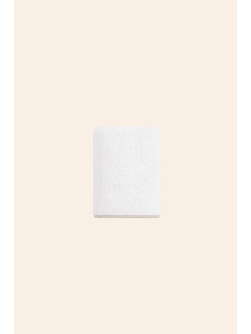 Ekru Scallop %100 Pamuk Havlu 4/50x90 Cm Ecru+desert Sand-4